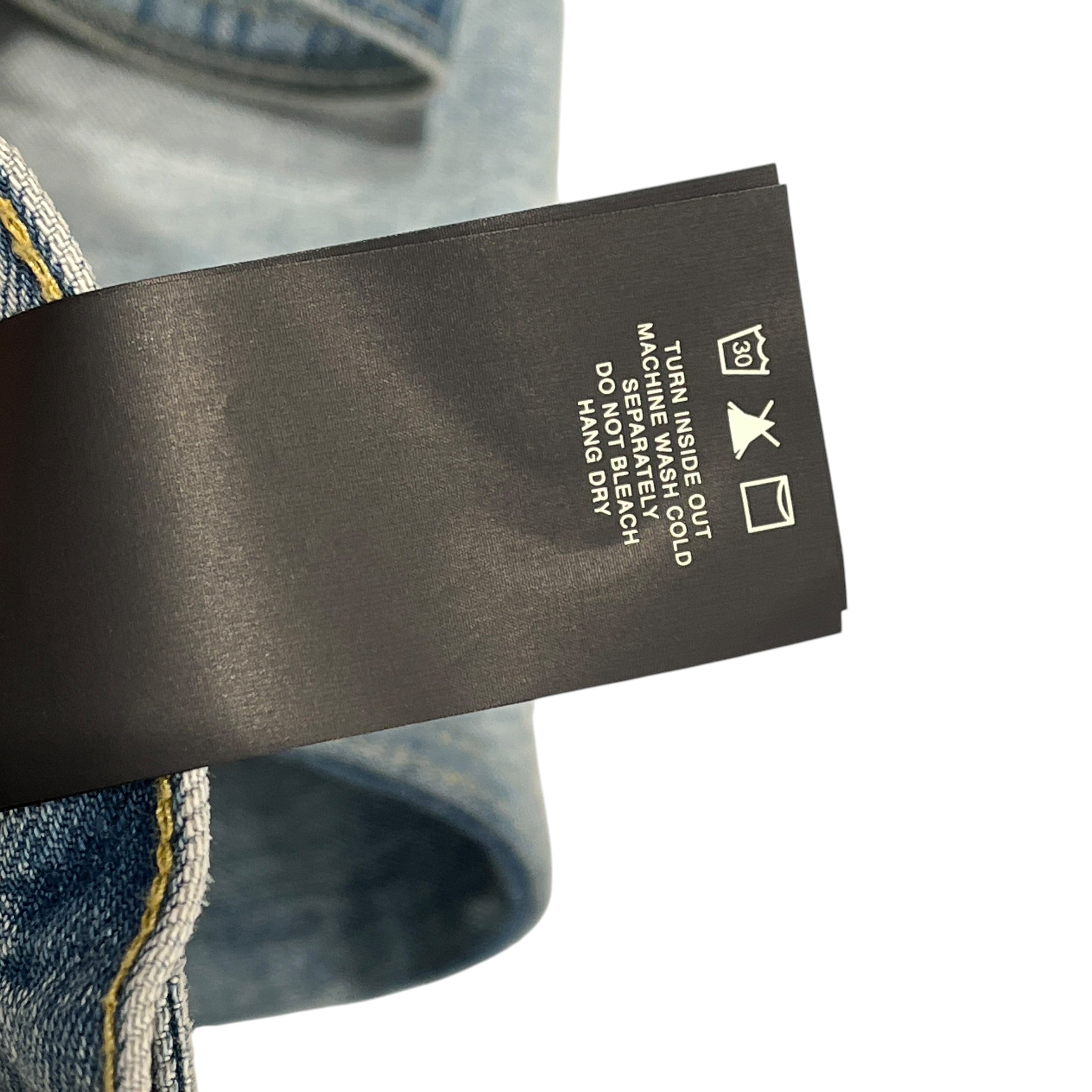 FEAR OF GOD/Straight Pants/32/Denim/BLU/SLIM DOUBLEKNEE BELTED LIGHT view 7