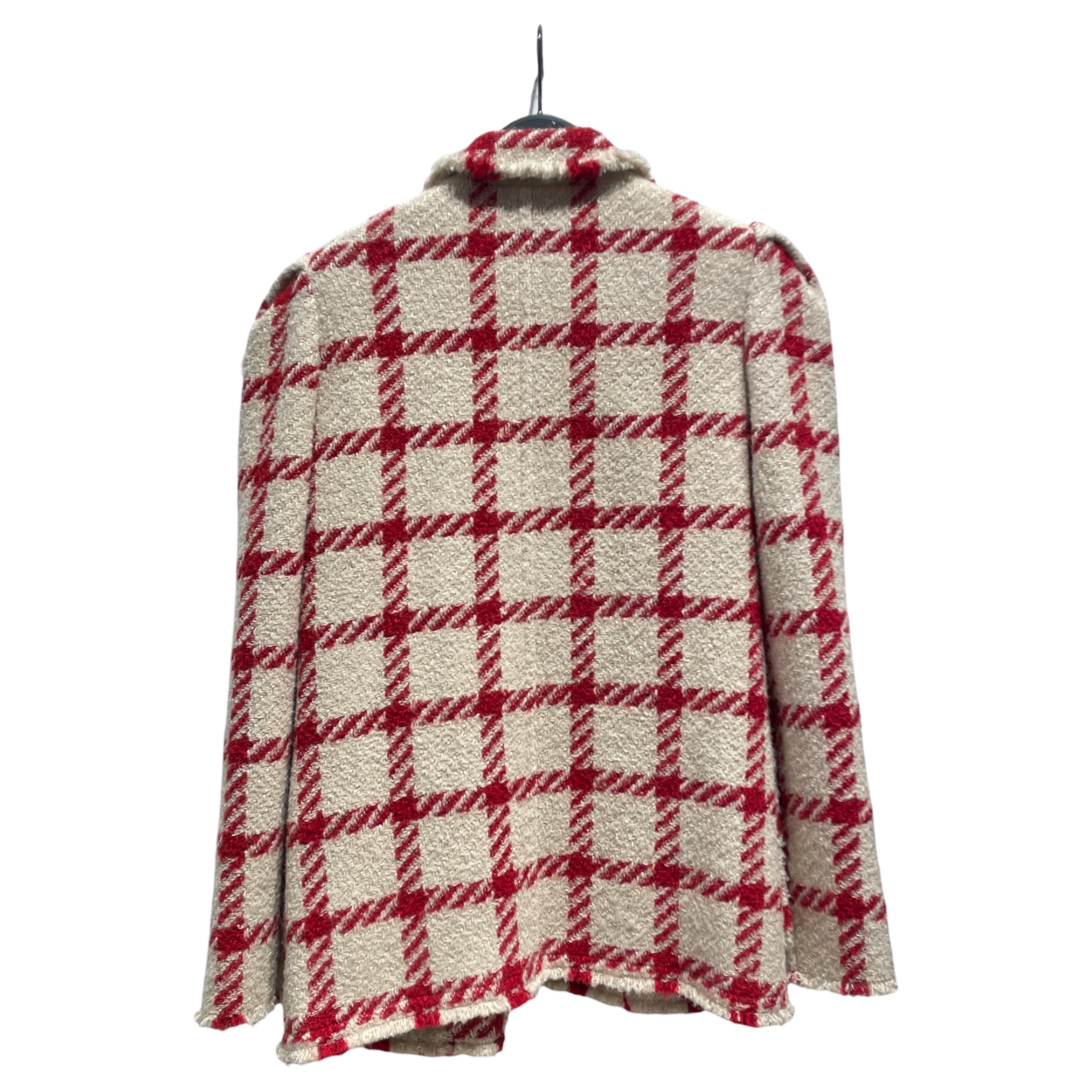 ISABEL MARANT/Tailored Jkt/38/Plaid/Wool/CRM/Wool Plaid Coat view 2