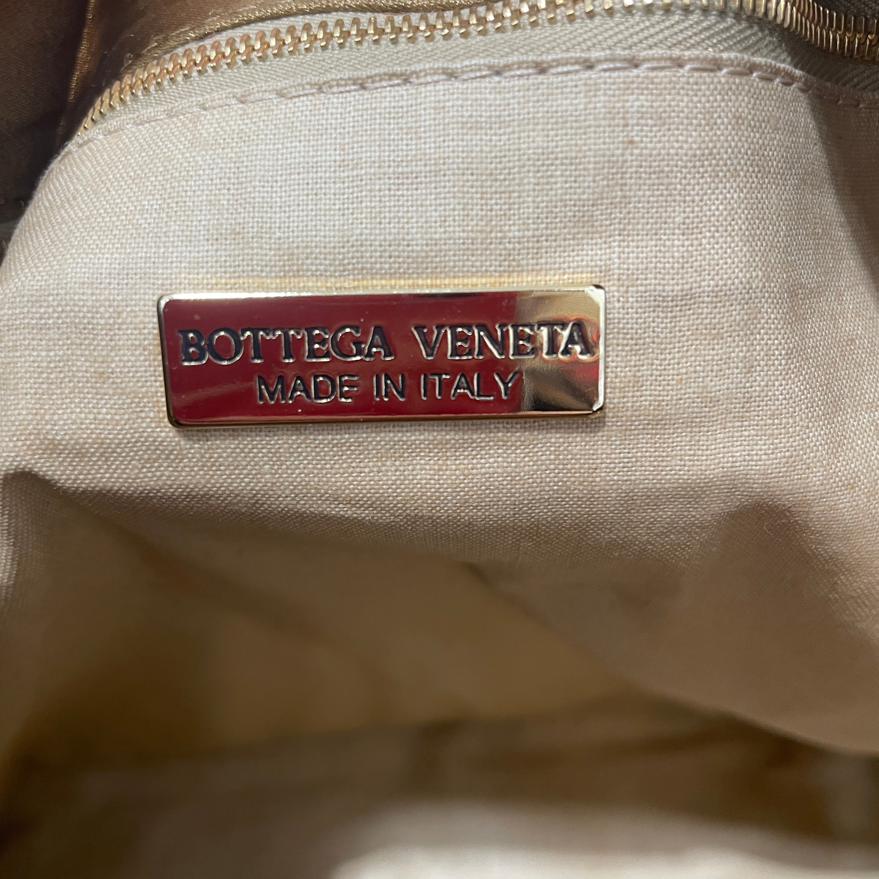 BOTTEGA VENETA/Tote Bag/Nylon/GLD/Gold Weave Tote view 3
