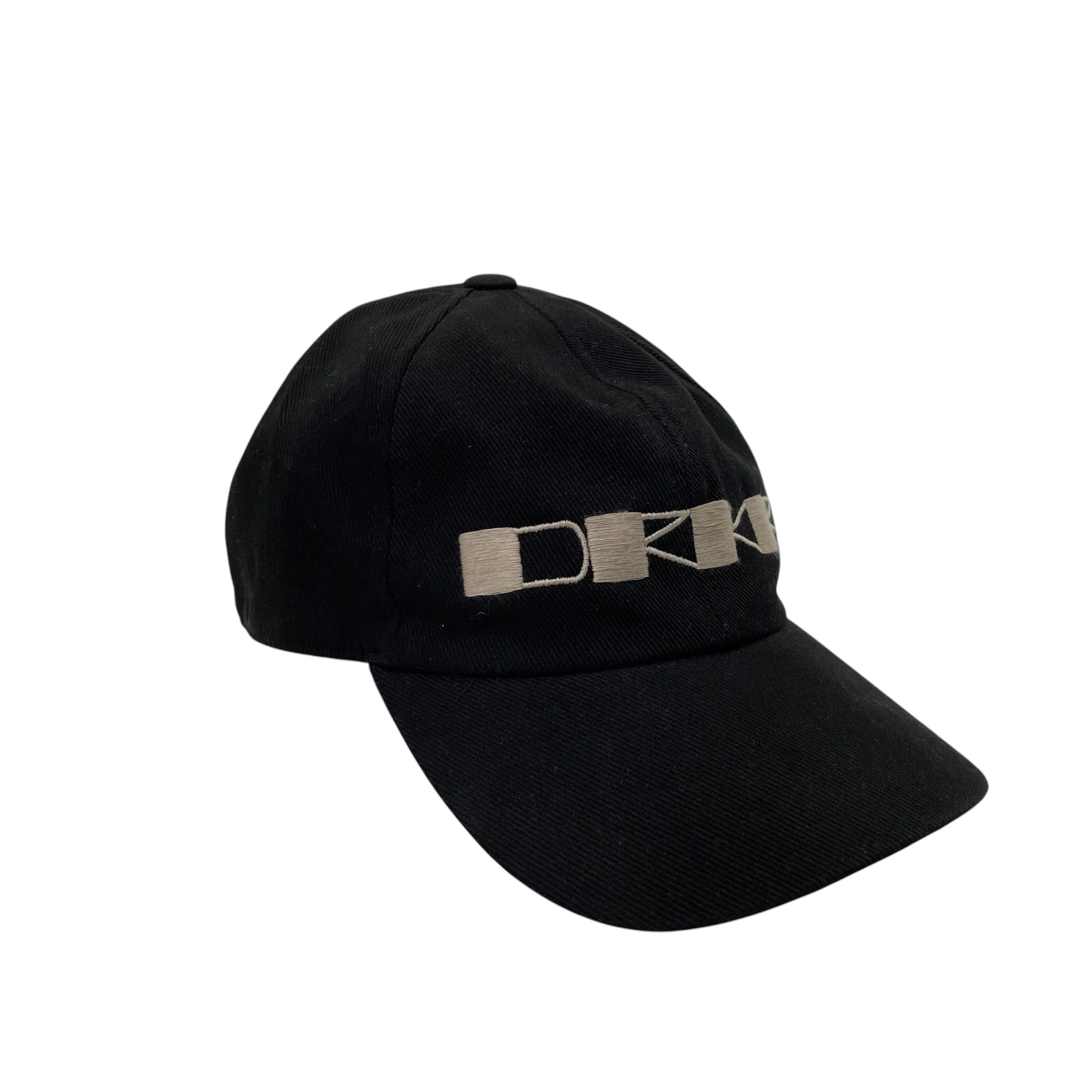 RICK OWENS DRKSHDW/Headwear/M/Cotton/BLK/drkshdw baseball cap view 2