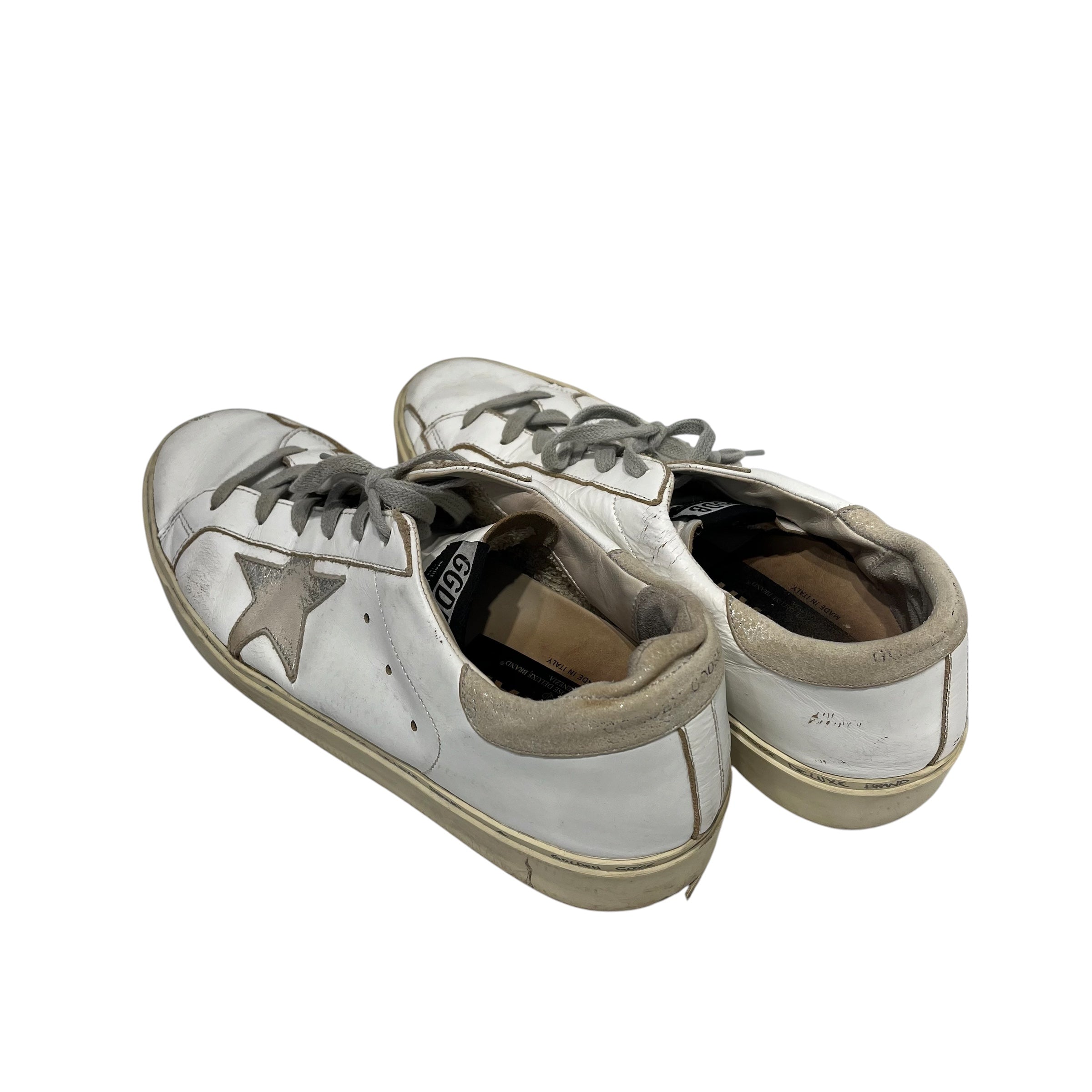 GOLDEN GOOSE/Low-Sneakers/Leather/WHT/hi-star view 2