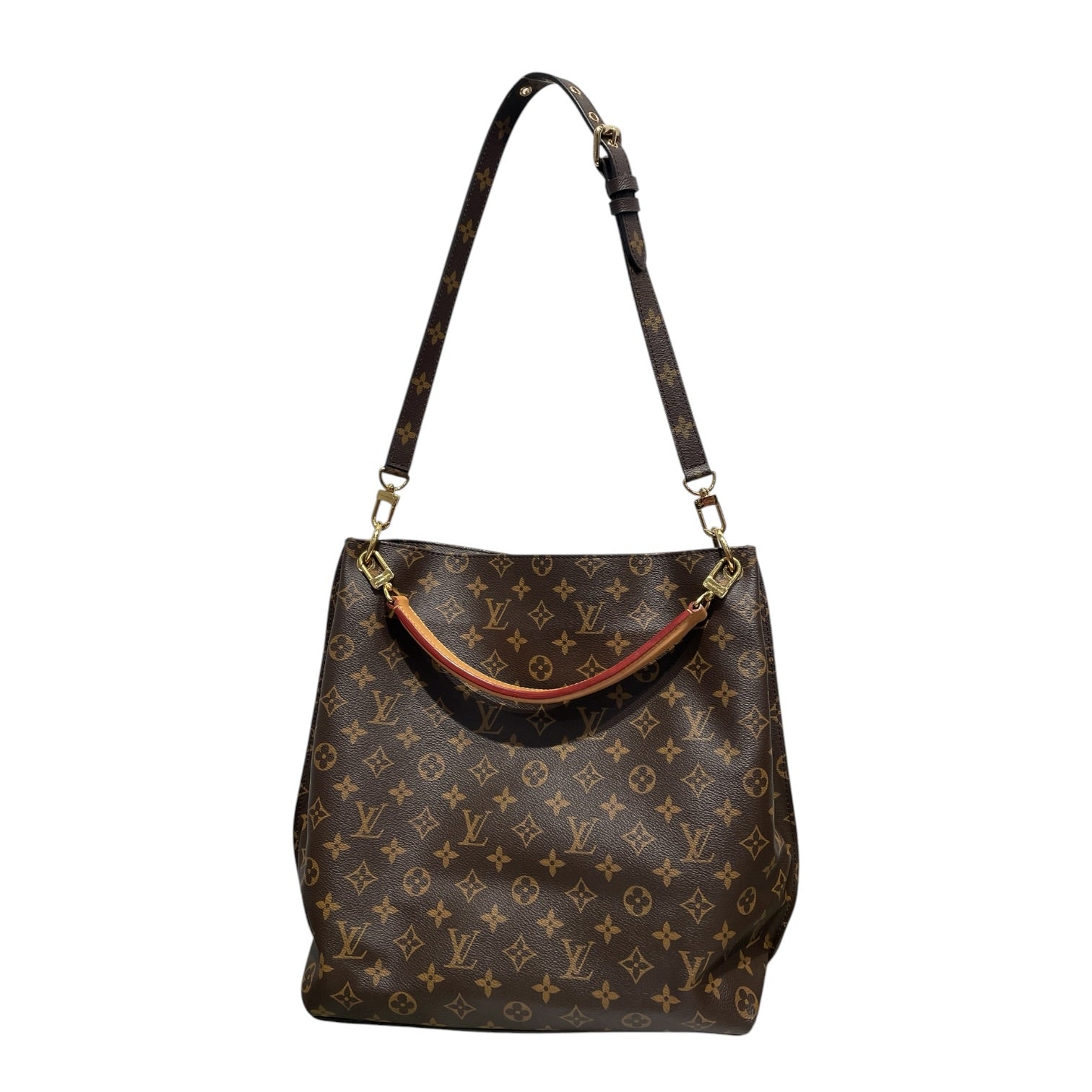 LOUIS VUITTON/Hand Bag/Leather/BRW/Monogram Metis Hobo Bag view 2