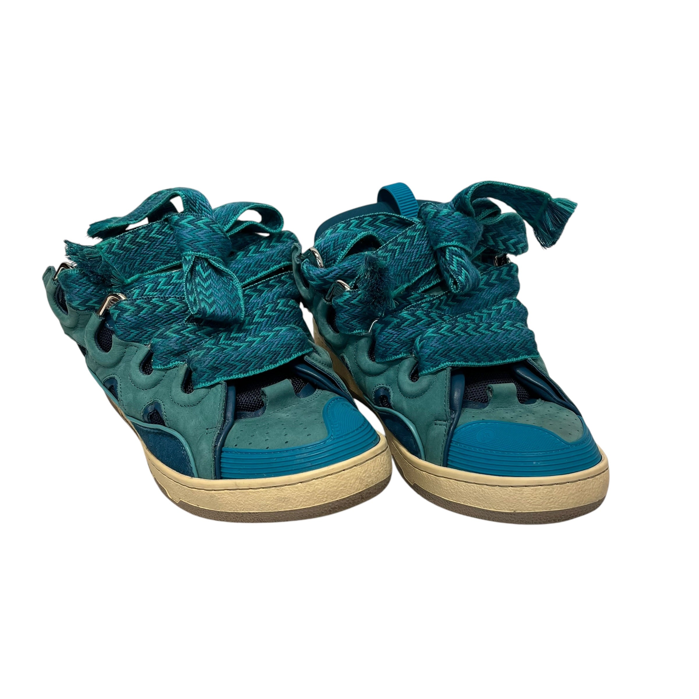 LANVIN/Low-Sneakers/EU 44/Leather/BLU/ view 1