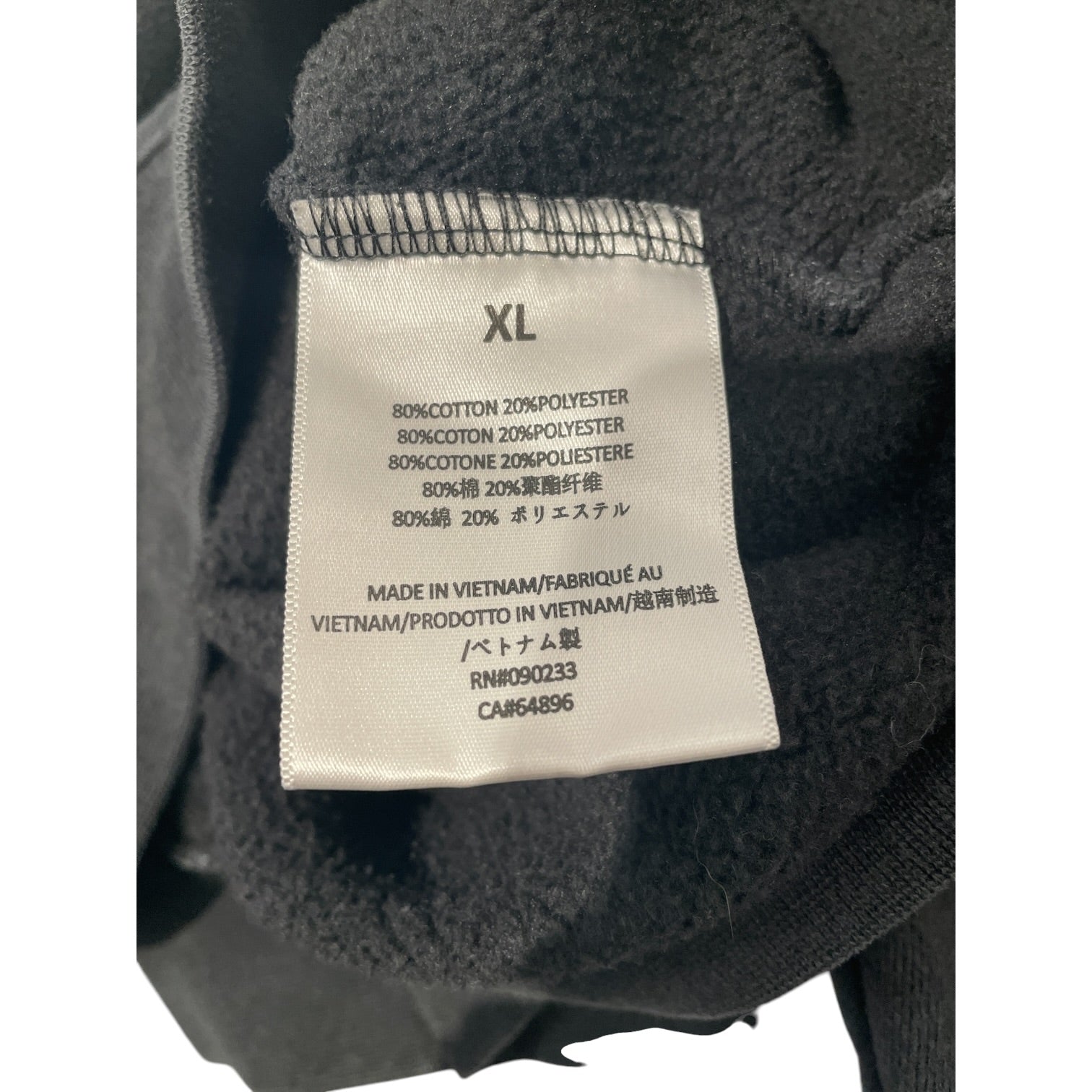 FOG ESSENTIALS/Sweatshirt/XL/Cotton/BLK/FADED BACK LOGO view 5