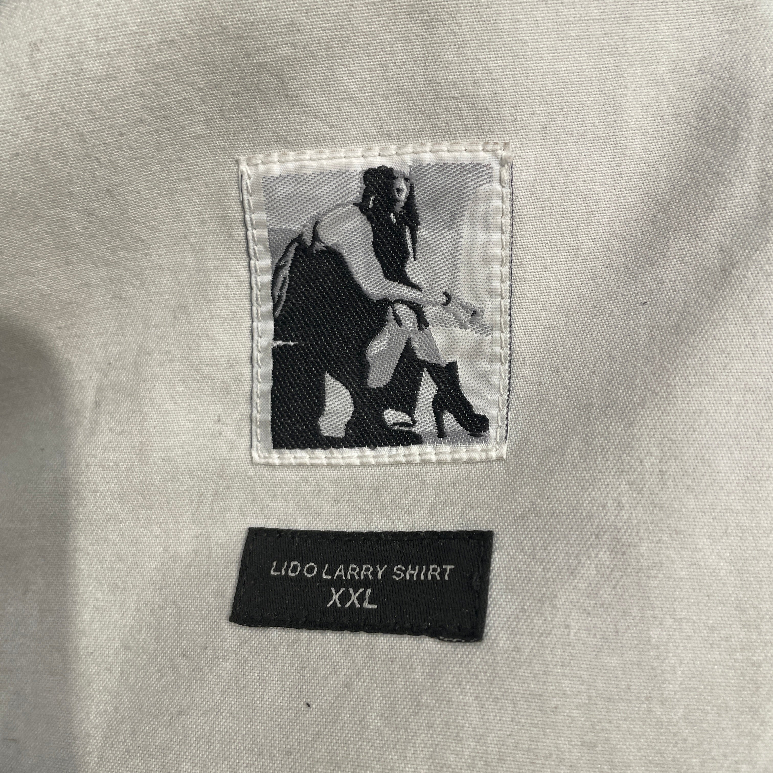RICK OWENS DRKSHDW/Denim Jkt/XXL/Cotton/GRY/LIDO LARRY CARDIGAN JACKET view 3