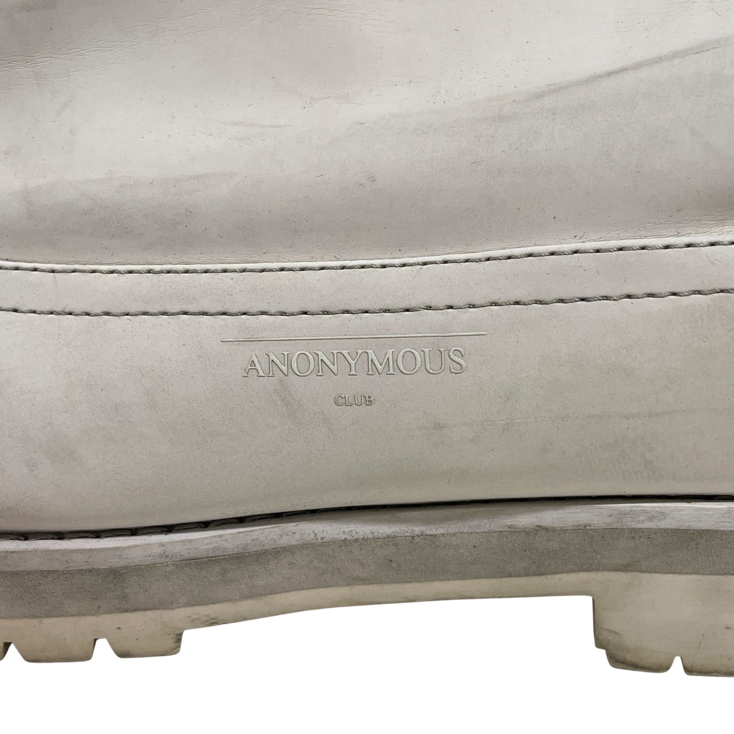 ANONYMOUS CLUB/Pull-On Boots/EU 44/Leather/WHT/ view 4