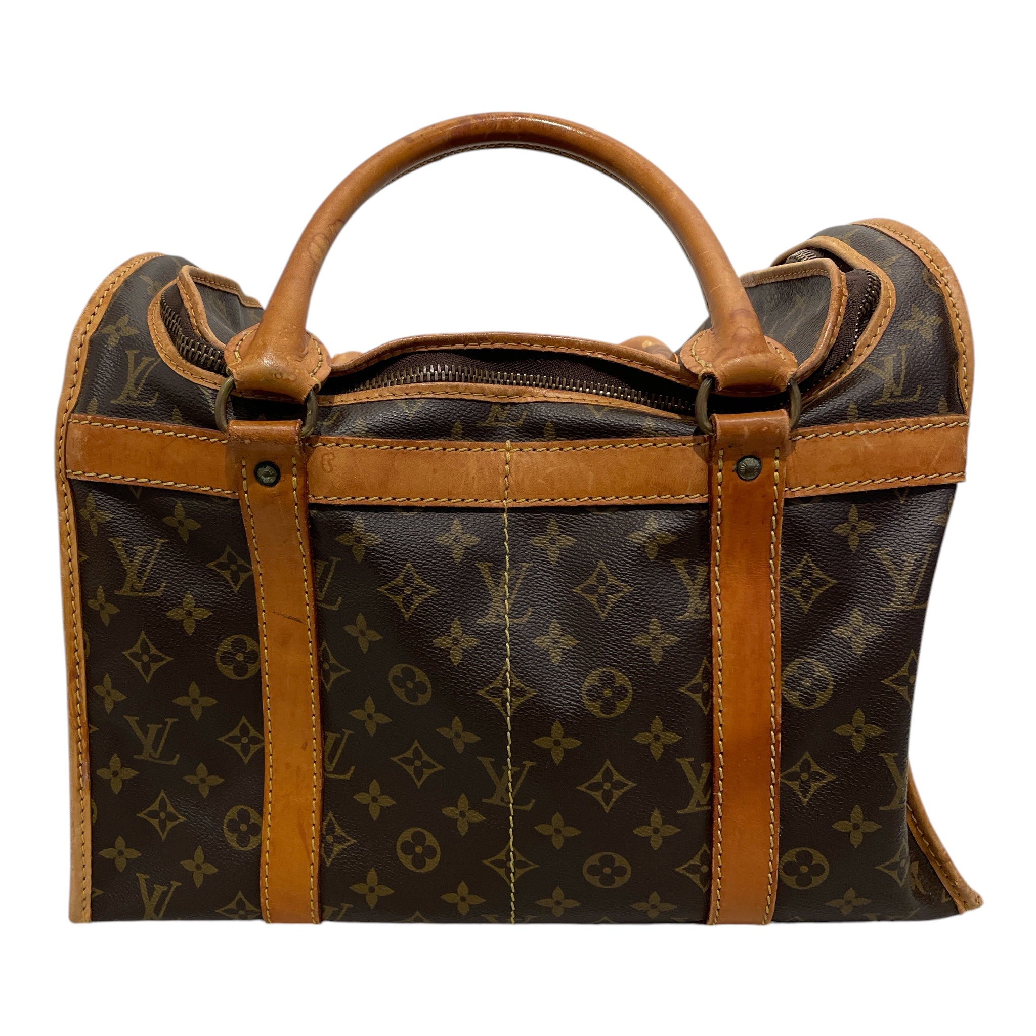 LOUIS VUITTON/Hand Bag/Monogram/Leather/BRW/SAC CHIEN 40 view 1