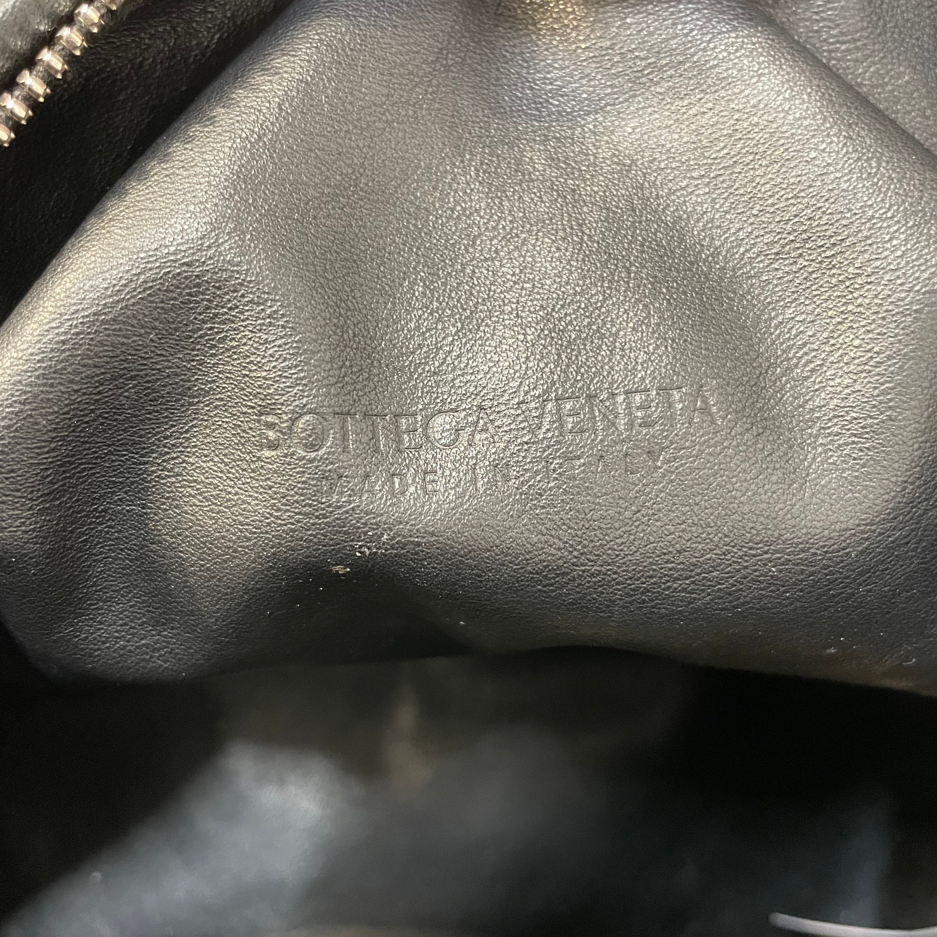 BOTTEGA VENETA/Hand Bag/Leather/BLK/small jodie woven view 6