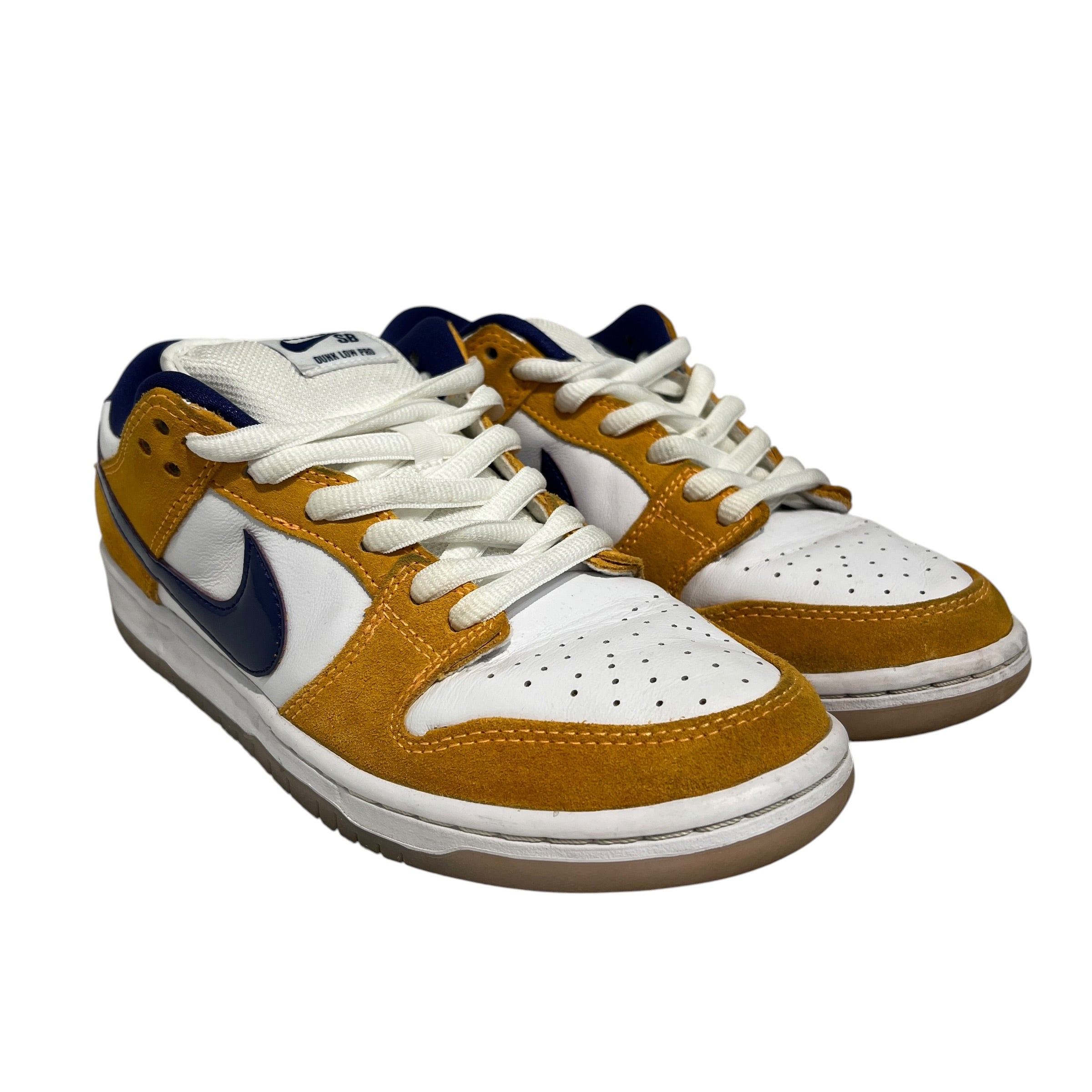 NIKE SB/Low-Sneakers/US 8/Cotton/YEL/laser orange view 1