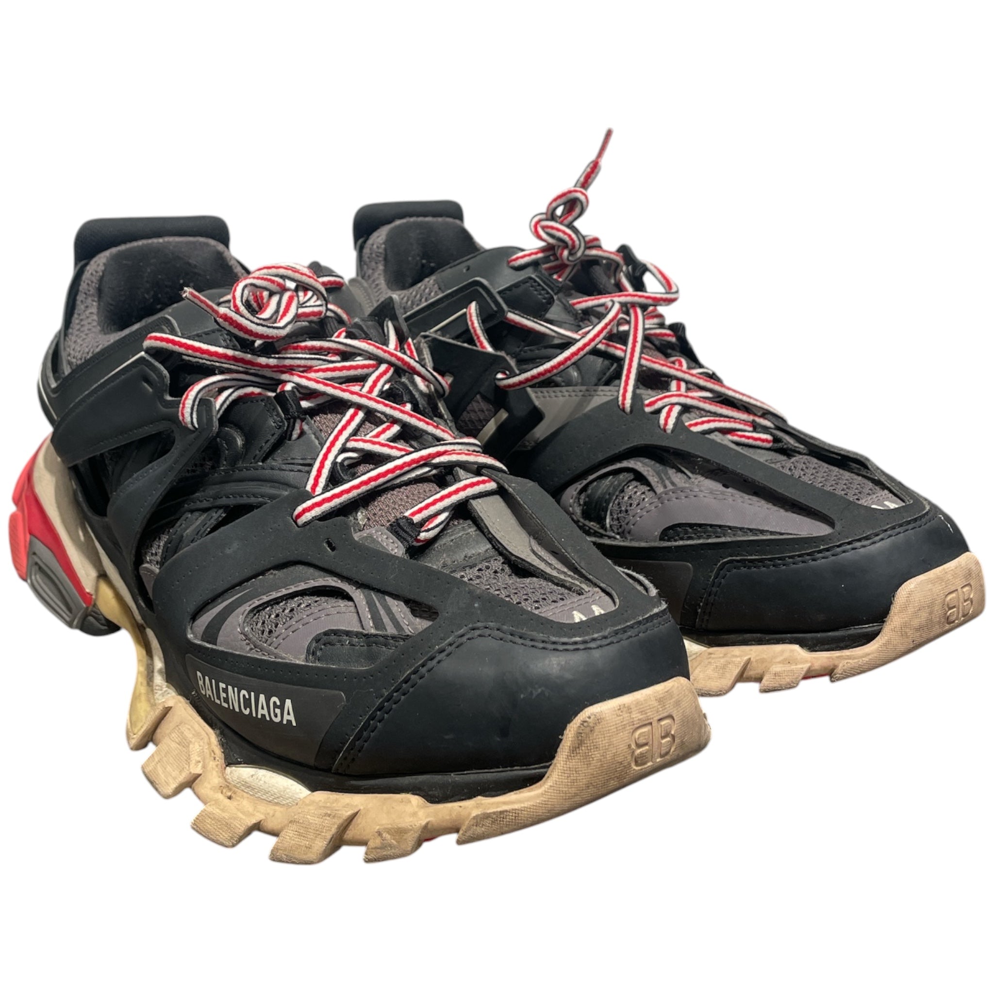 BALENCIAGA/Low-Sneakers/US 11/RED/TRACKS view 1