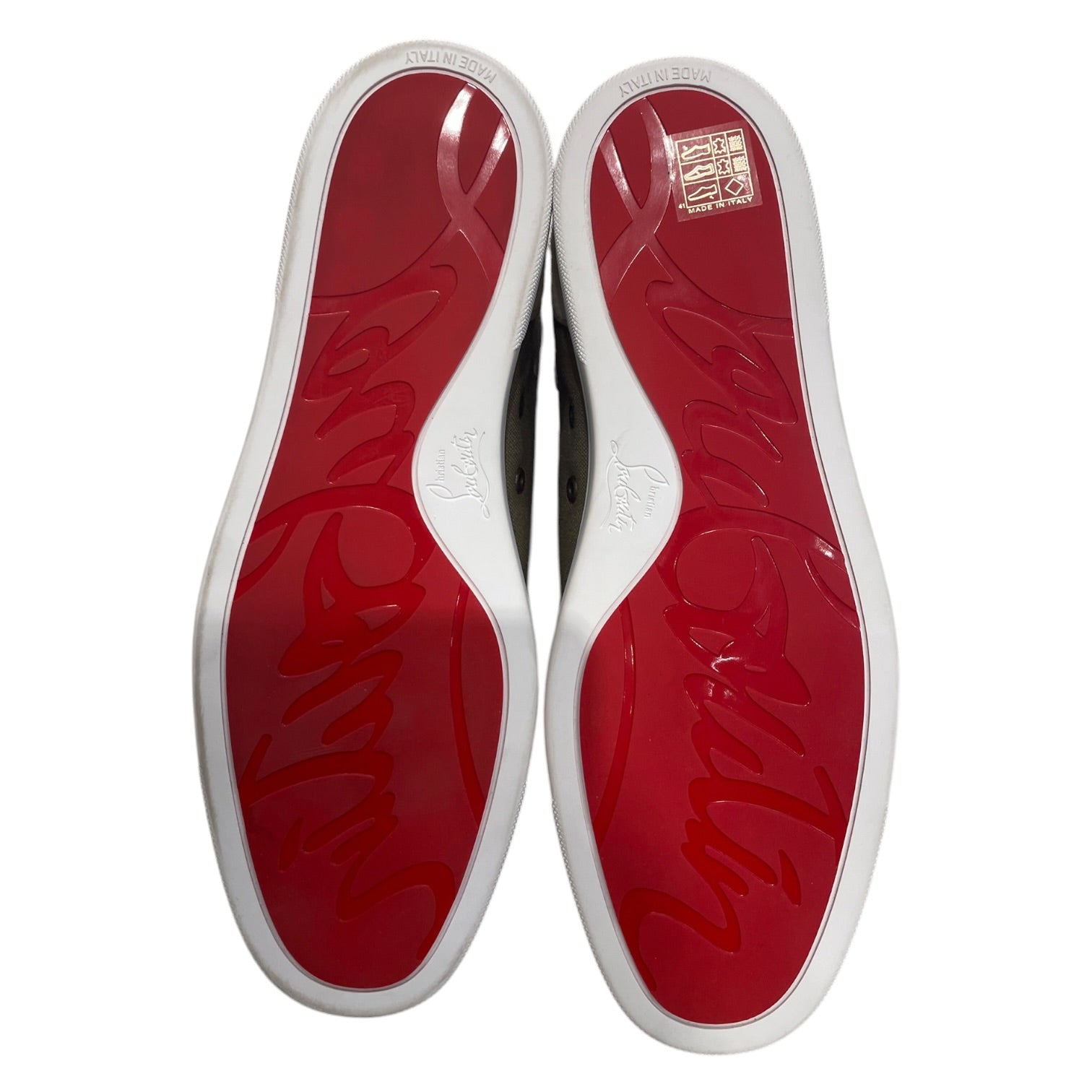 Christian Louboutin/Hi-Sneakers/EU 43.5/Cotton/MLT/METALLIC GOLD view 5