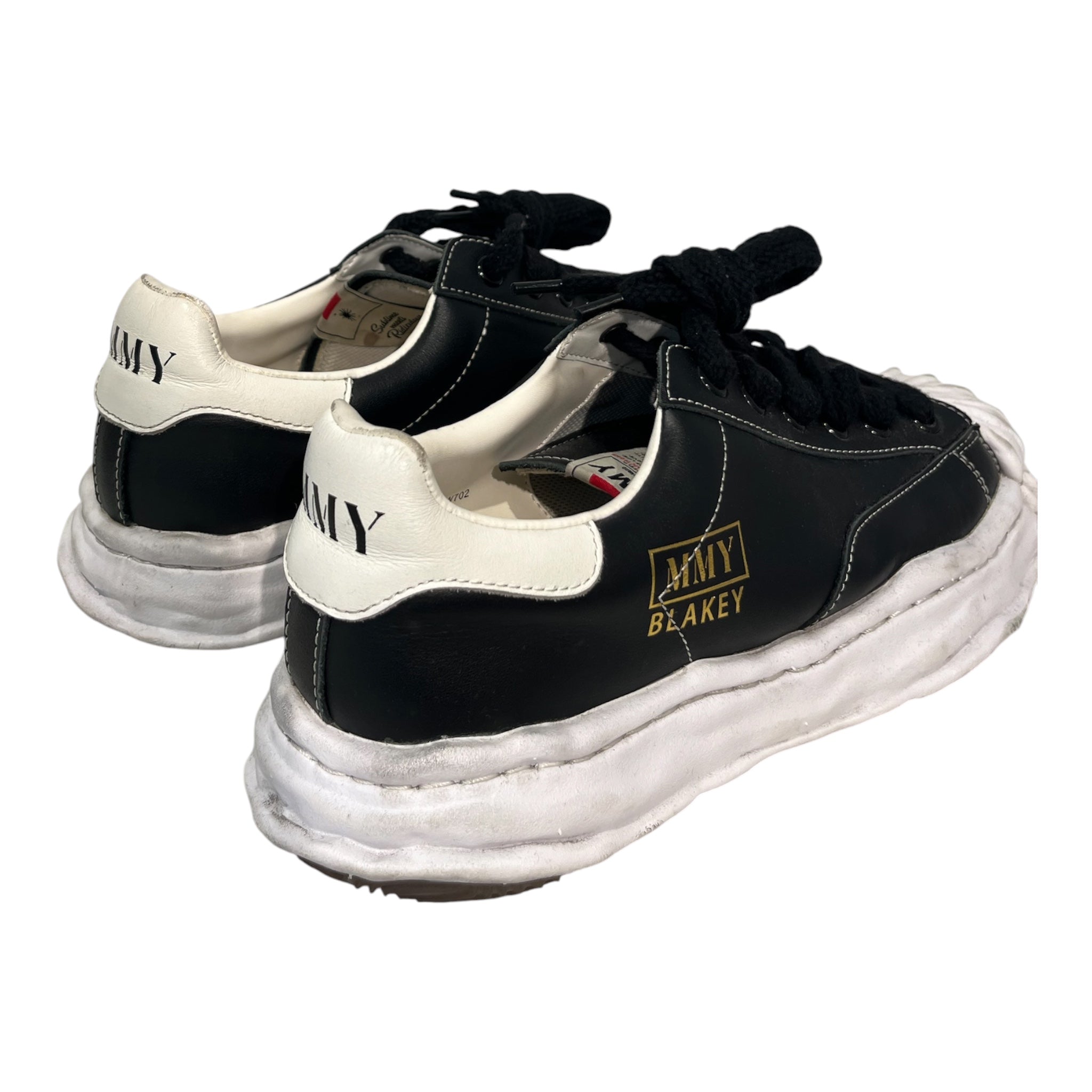 MIHARA YASUHIRO/Low-Sneakers/EU 44/Leather/BLK/A06FW702 MMY BLAKEY LEATHER view 2