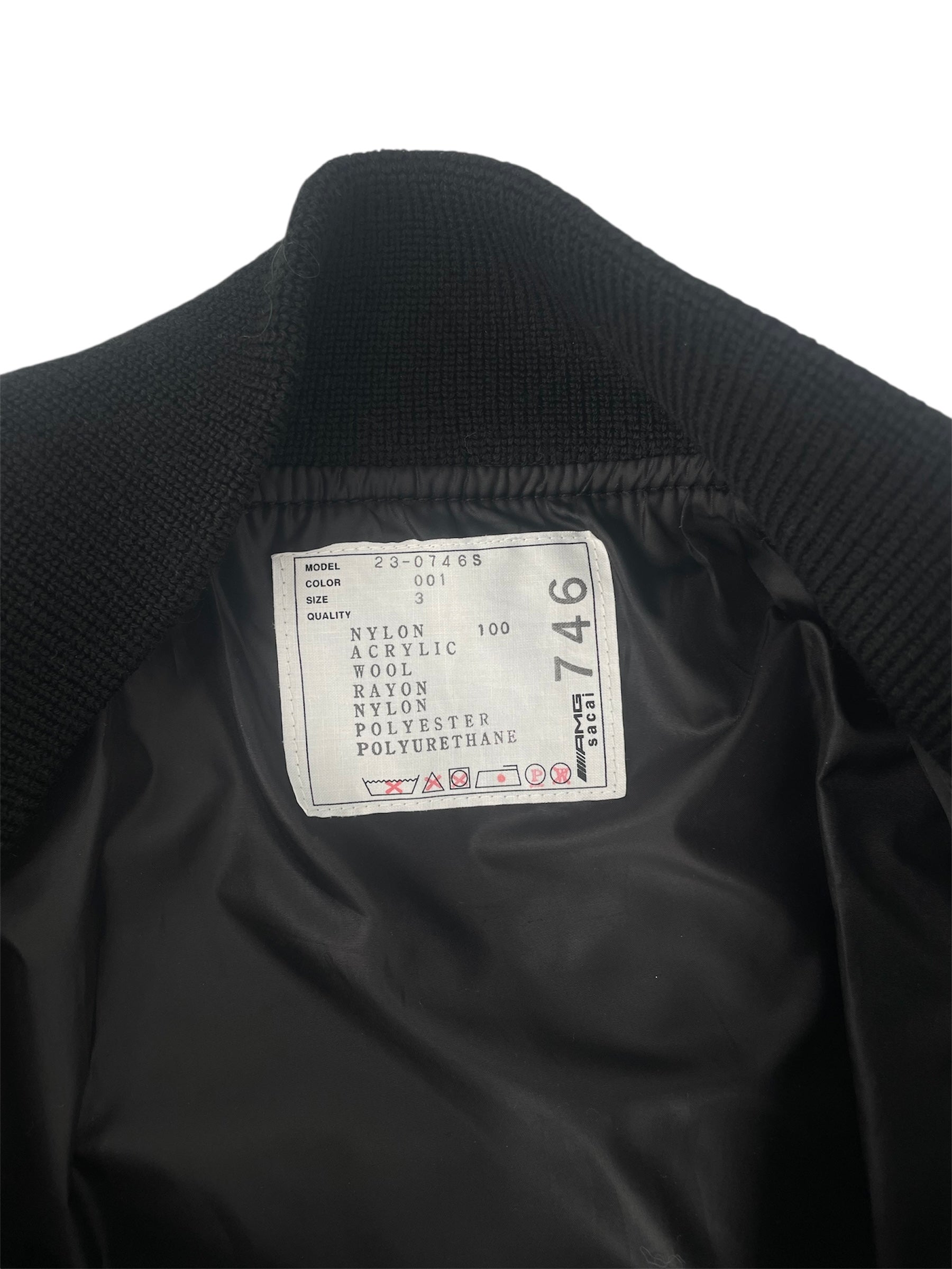 Sacai/AMG/Jacket/3/Nylon/BLK/23-0746S view 6
