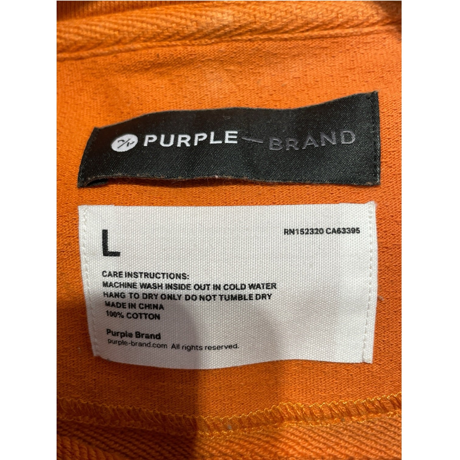 PURPLE BRAND/Hoodie/Cotton/ORN/ view 3