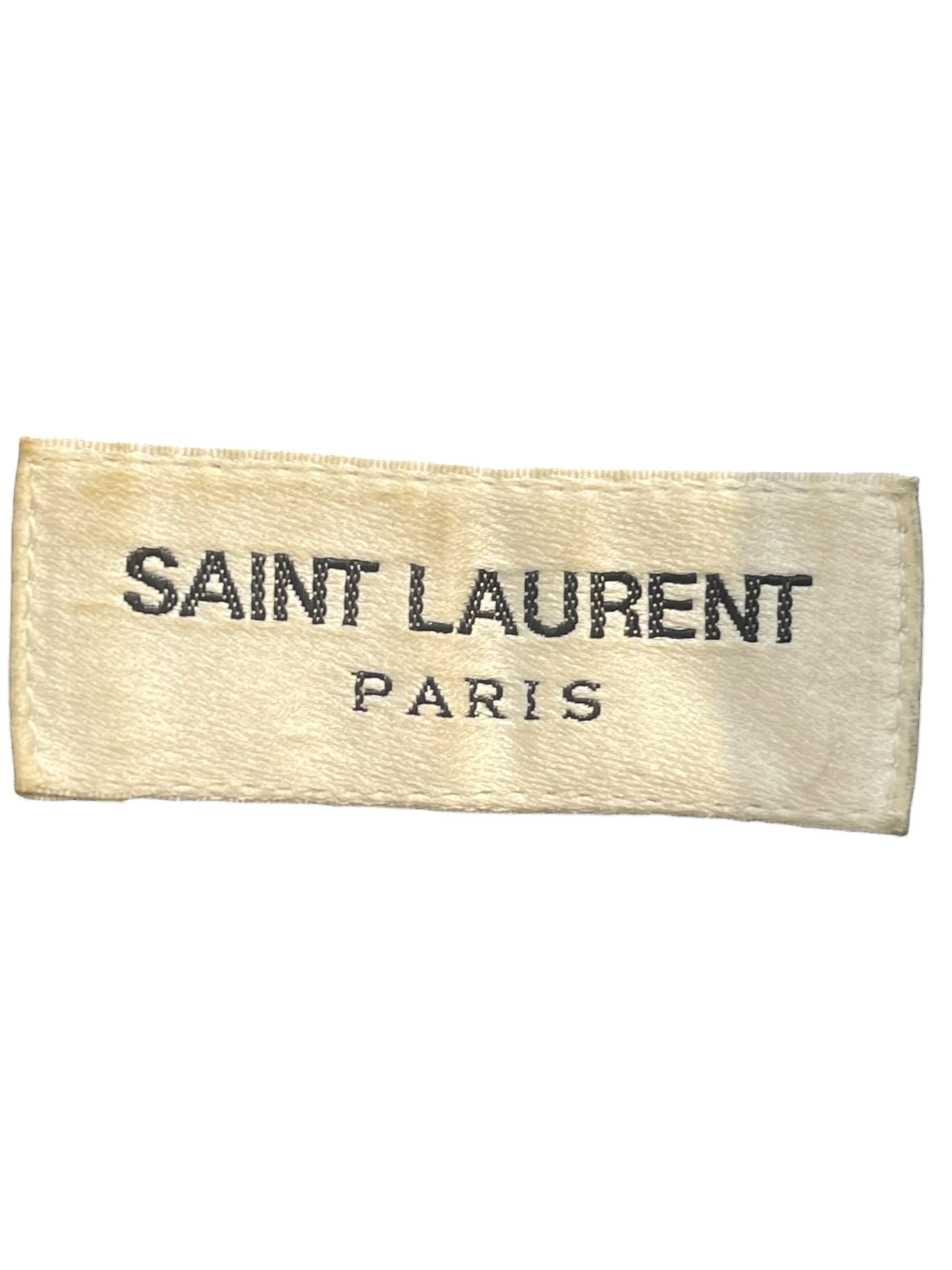 SAINT LAURENT/Leather Jkt/34/Lambskin/BLK/SILVER HARDWARE MOTO GOLDCHAIN view 3