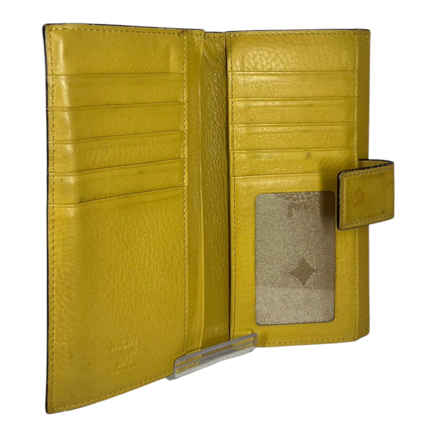 MCM/Long Wallet/Monogram/Leather/YEL/L's/ view 3