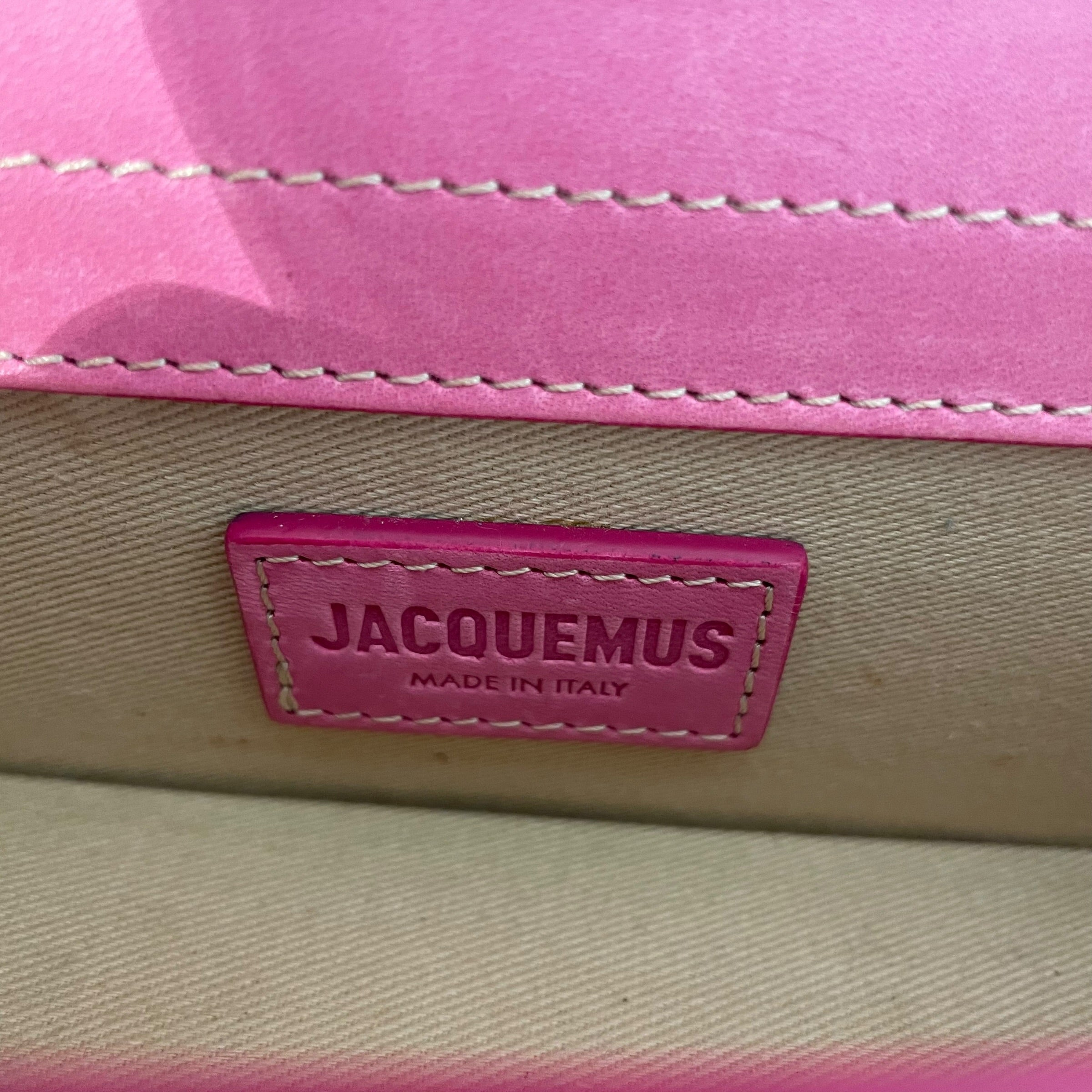 JACQUEMUS/Cross Body Bag/Leather/PNK/Le Bambino view 5