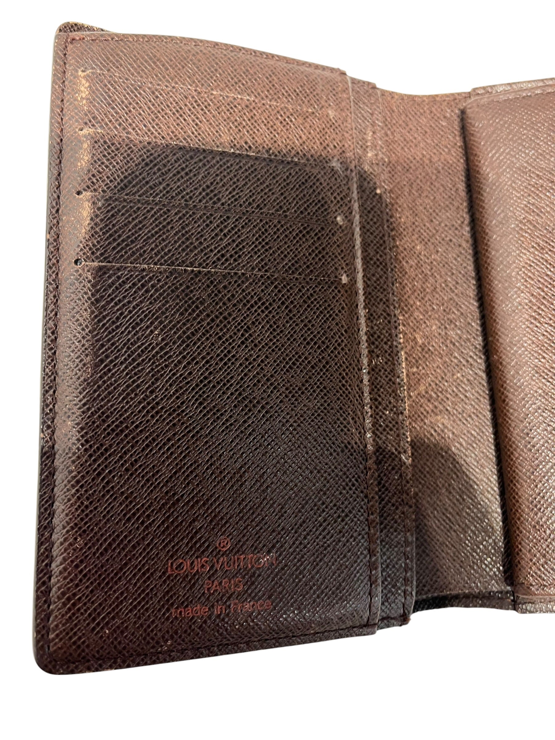 LOUIS VUITTON/Wallet/Gingham Check/Leather/BRW/L's/ view 5
