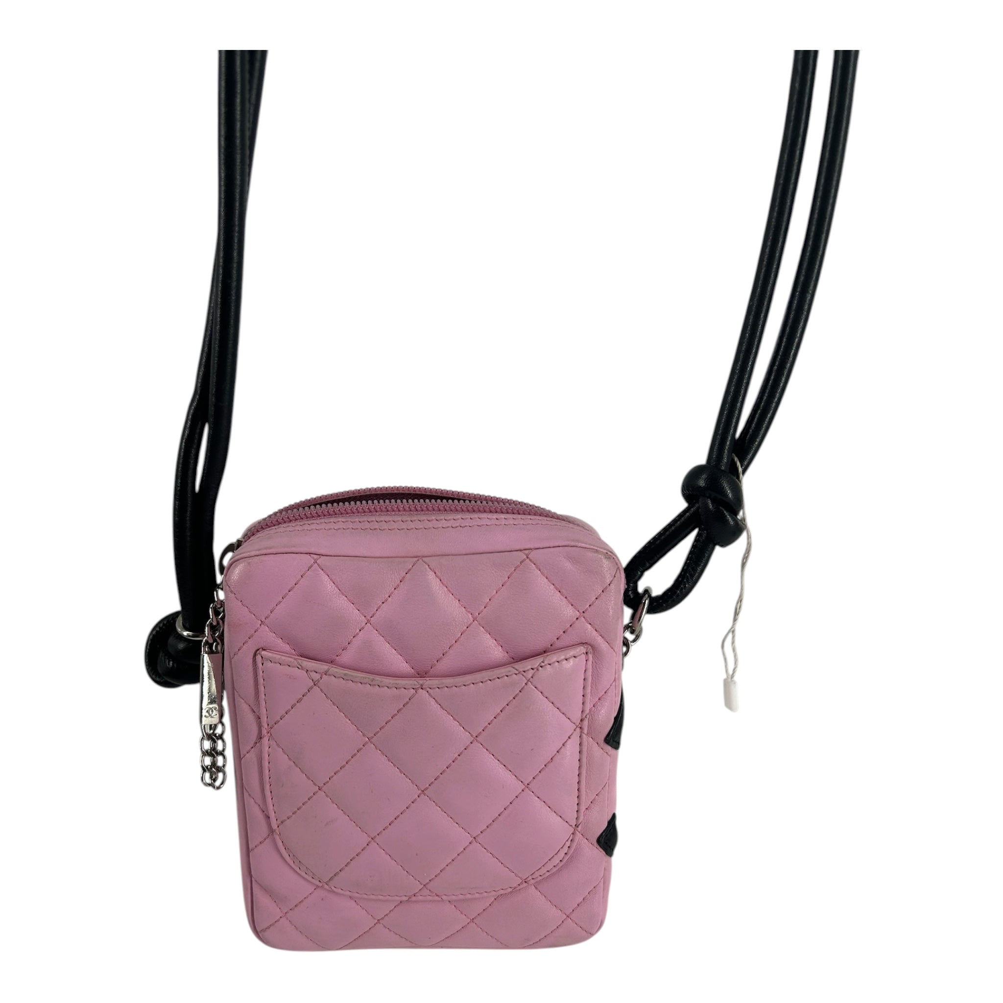 CHANEL/Cross Body Bag/Leather/PNK/CAMBON LEA KNOT HANDLE view 5