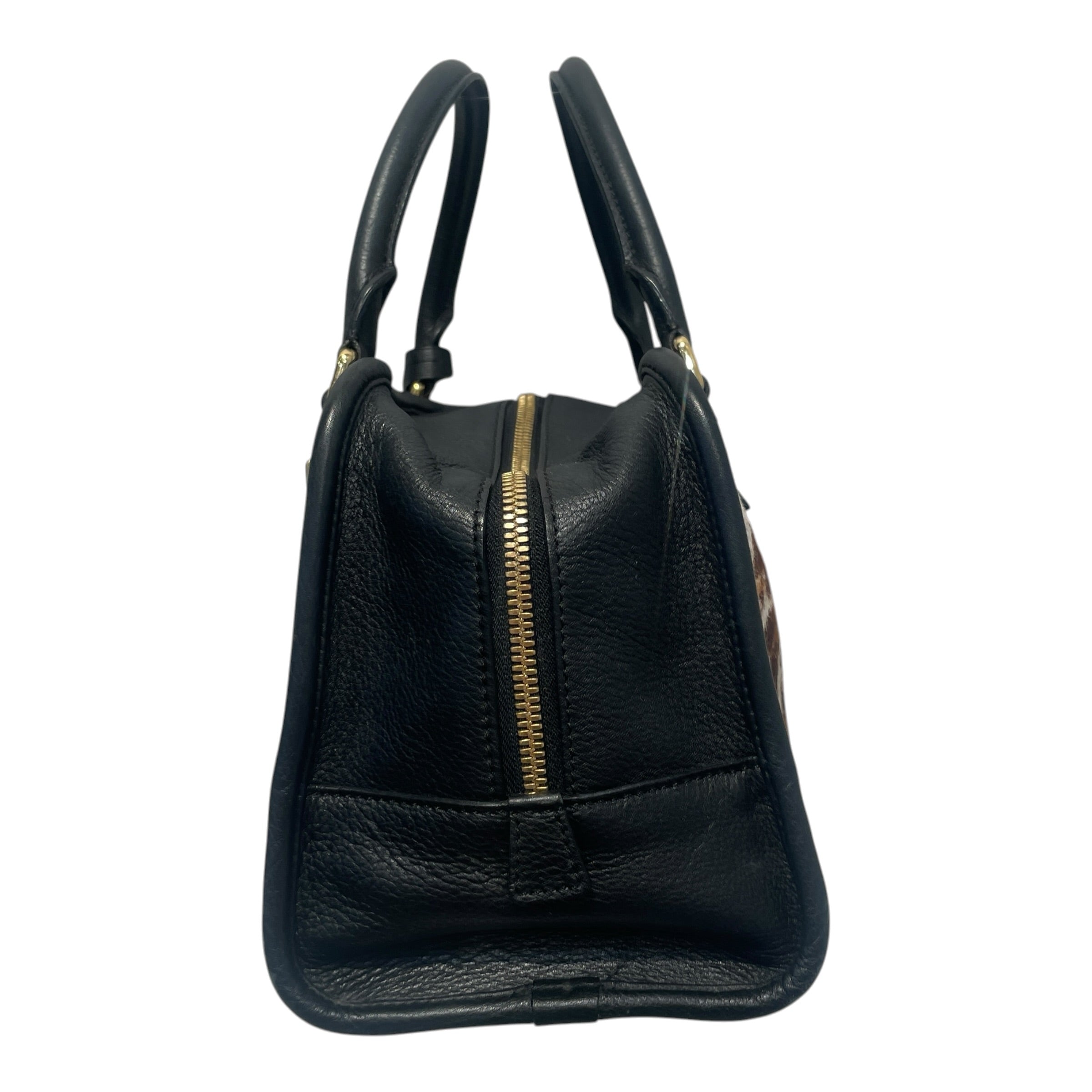 LOEWE/Hand Bag/Animal Pattern/Leather/BRW/Leopard-Print Leather Trim Bag view 2