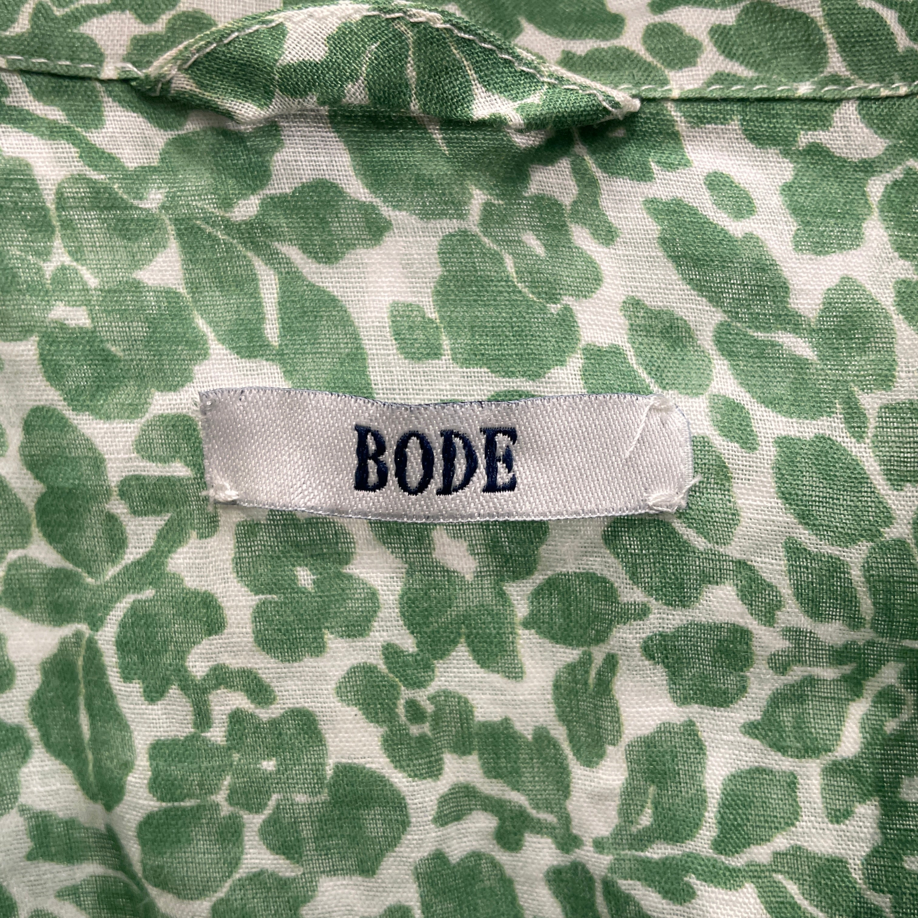 BODE/Blouse/S/All Over Print/Rayon/GRN/GREEN MEADOW TOP view 3