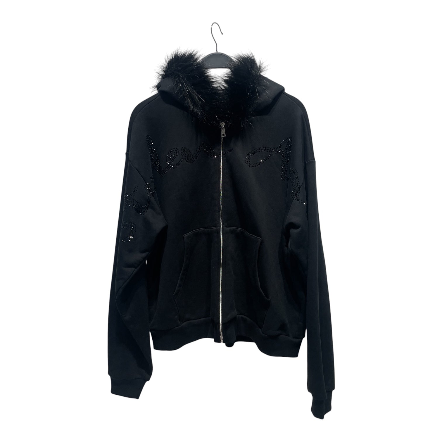 STOLEN ARTS/Zip Up Hoodie/M/Cotton/BLK/TRIPLE view 1