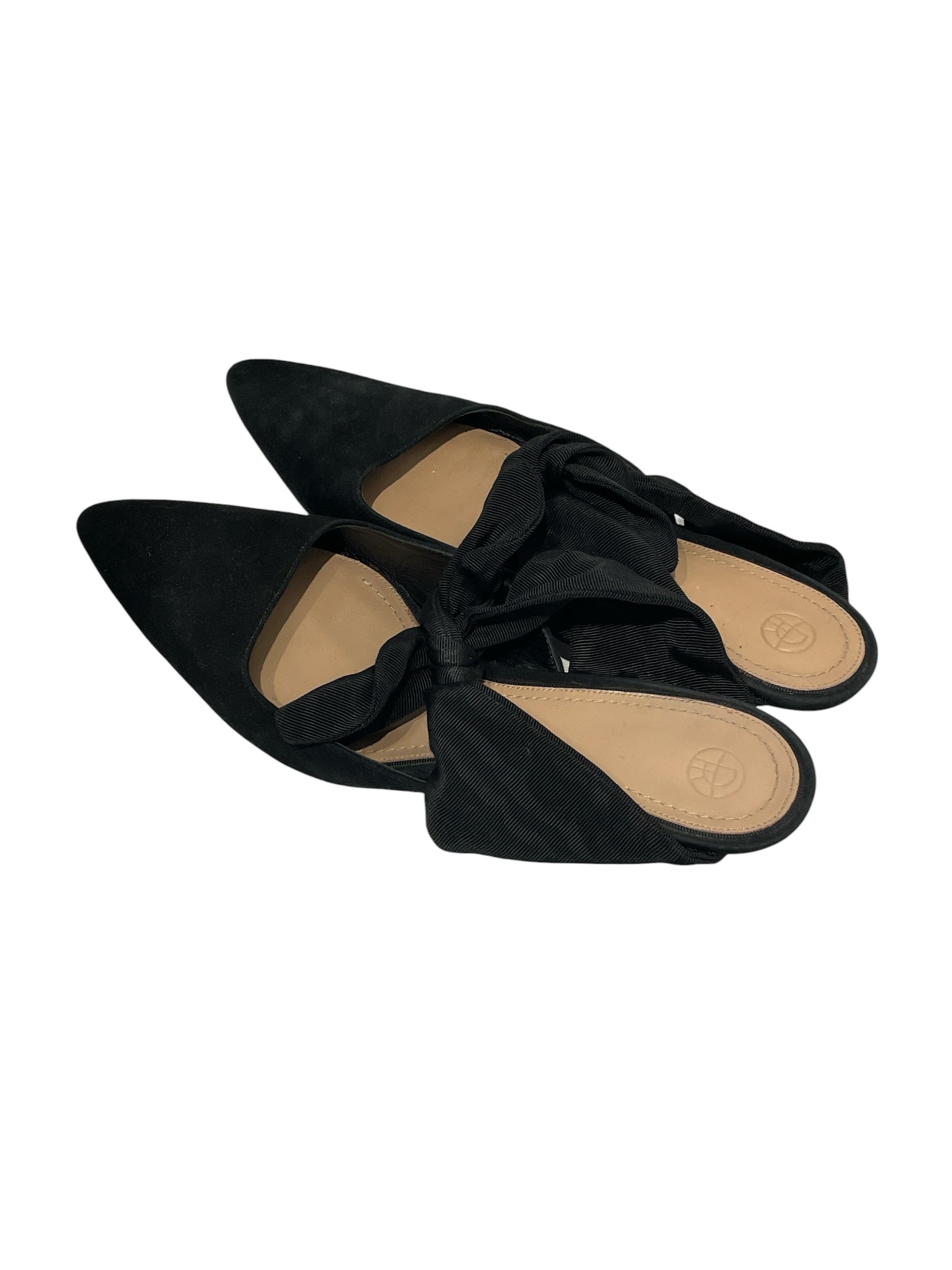 THE ROW/Heels/EU 38/Suede/BLK/coco suede mules view 2