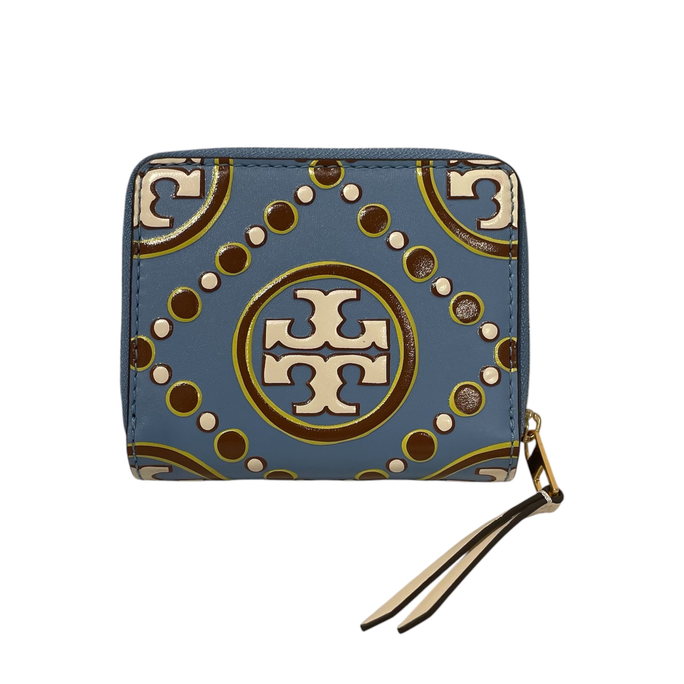 TORY BURCH/Bifold Wallet/All Over Print/Leather/BLU/L's/ view 2