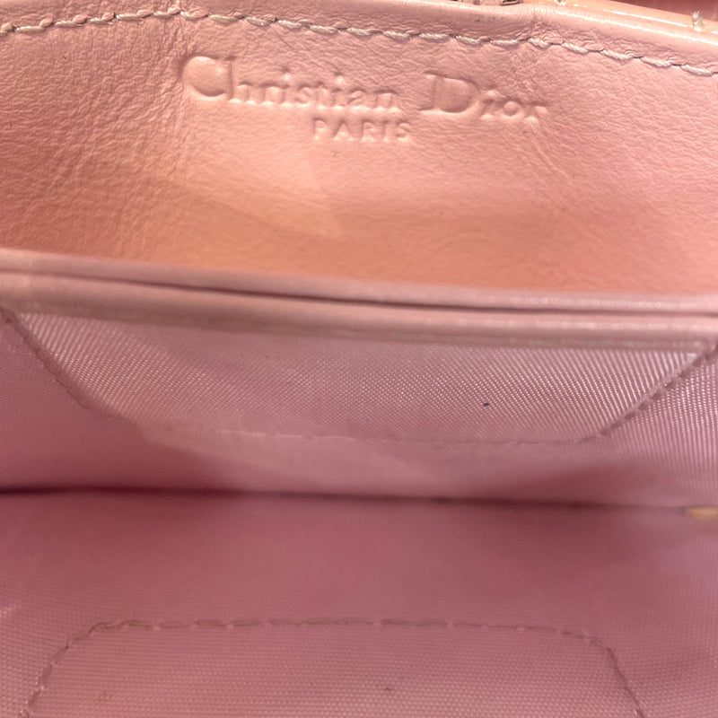 Christian Dior/Wallet/Leather/PNK/LADY DOIR JASMINE