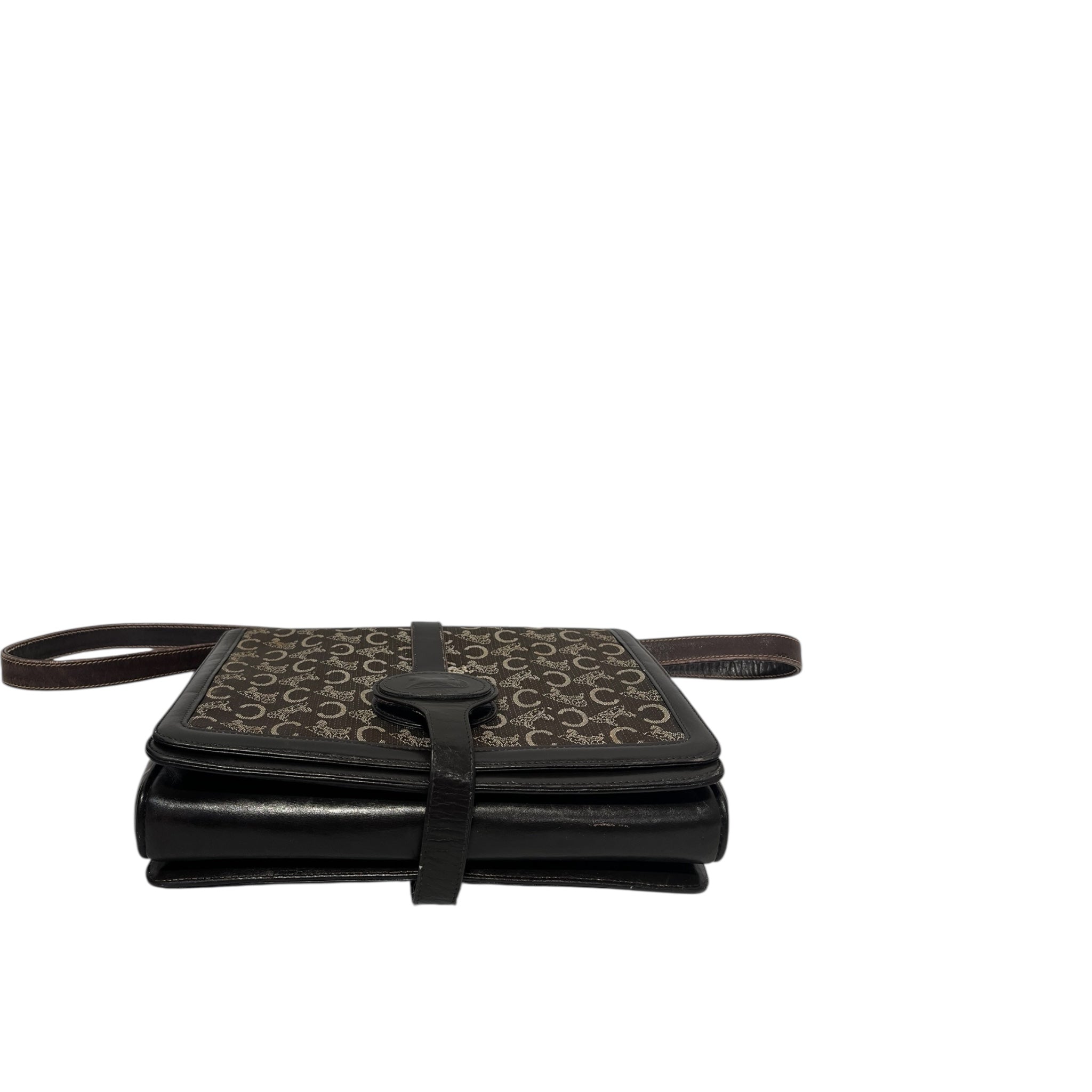 CELINE/Hand Bag/BRW/horse stamped canvas view 5