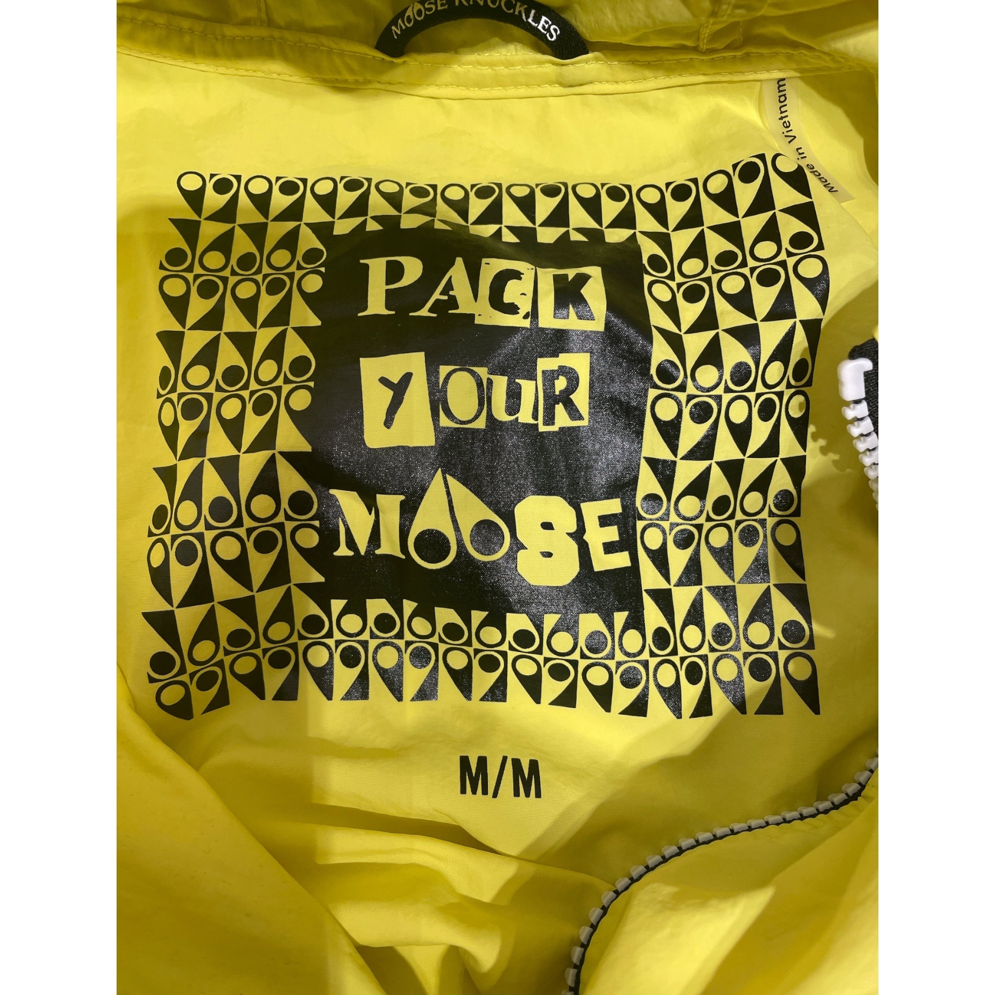 MOOSE KNUCKLES/Windbreaker/M/Nylon/YEL/Windbreaker NWT view 3
