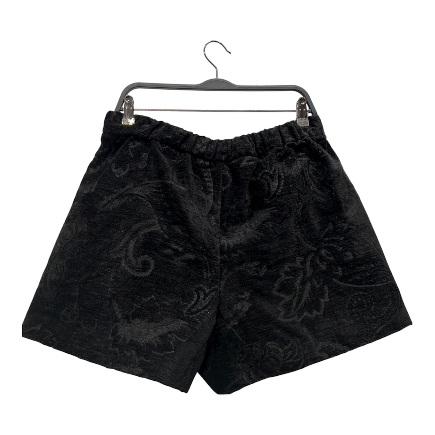 SIMONE ROCHA/Shorts/M/Acrylic/BLK/Floral Pattern/ view 2