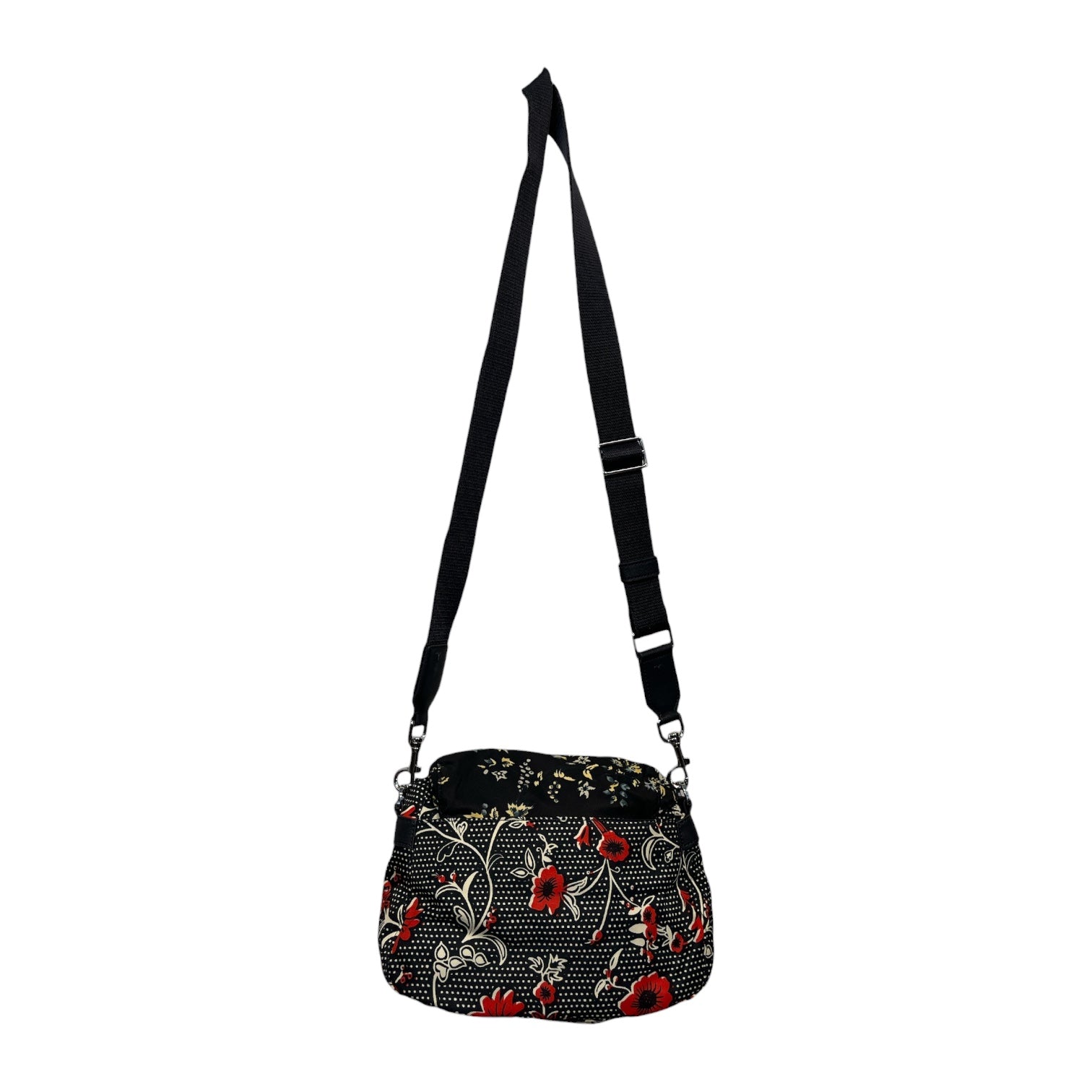 TORY BURCH/Tote Bag/Floral Pattern/Nylon/BLK/FLOWER NYLON CROSSBODY view 2