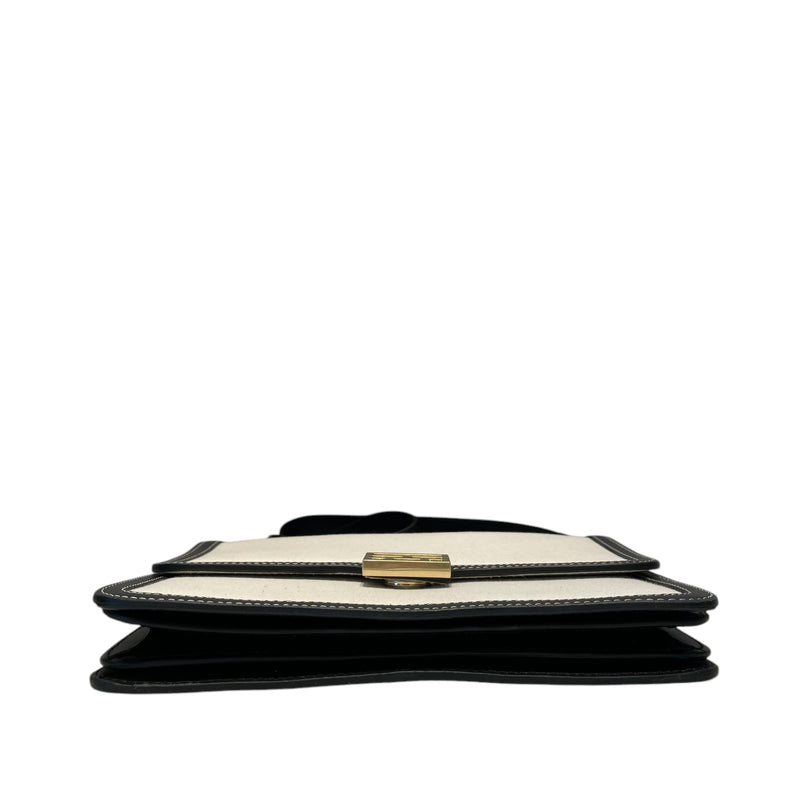 FRAME/Cross Body Bag/Cotton/CRM/le signature