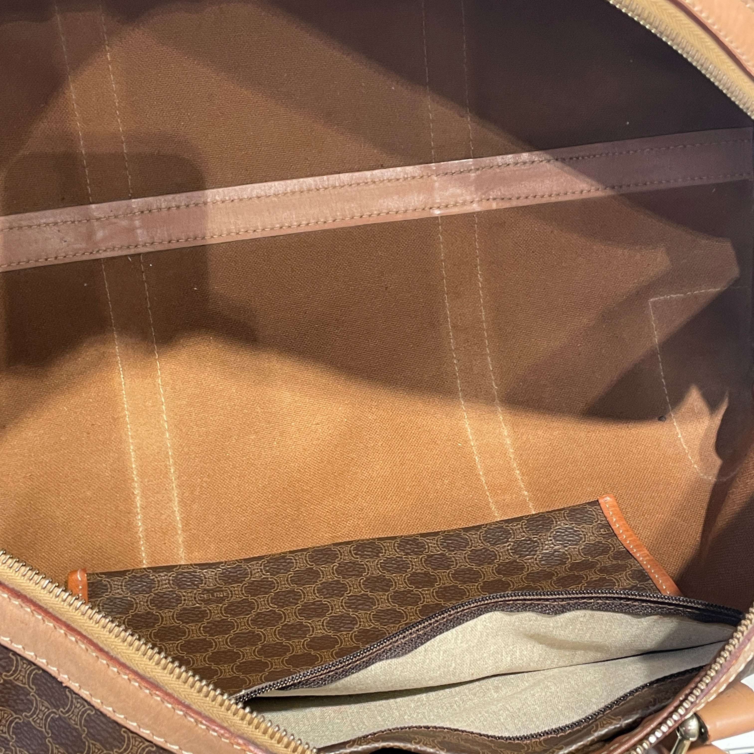 CELINE/Hand Bag/Monogram/Leather/BRW/BOSTON BAG view 4