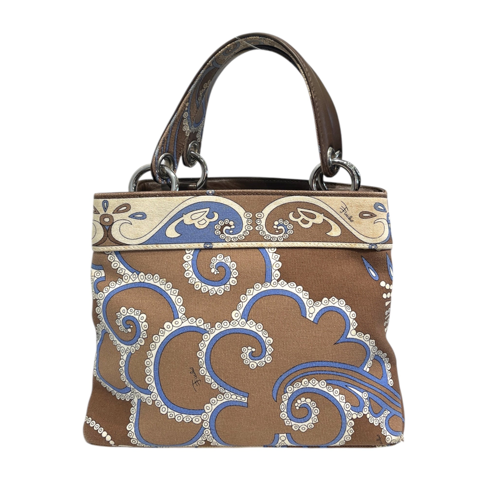 EMILIO PUCCI/Hand Bag/Paisley/Cotton/BRW/ view 2