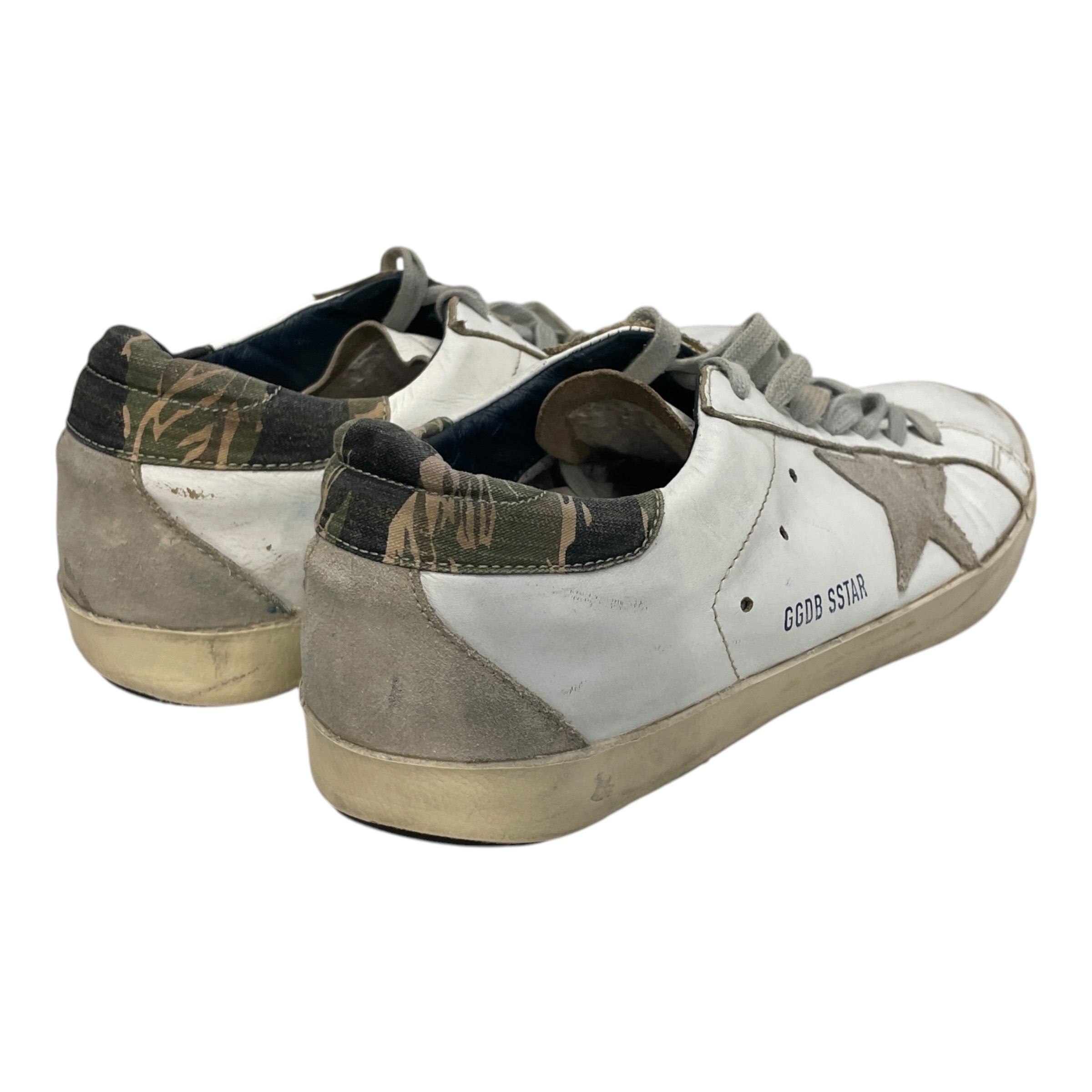 GOLDEN GOOSE/Low-Sneakers/EU 43/Leather/WHT/CAMO BACK view 2