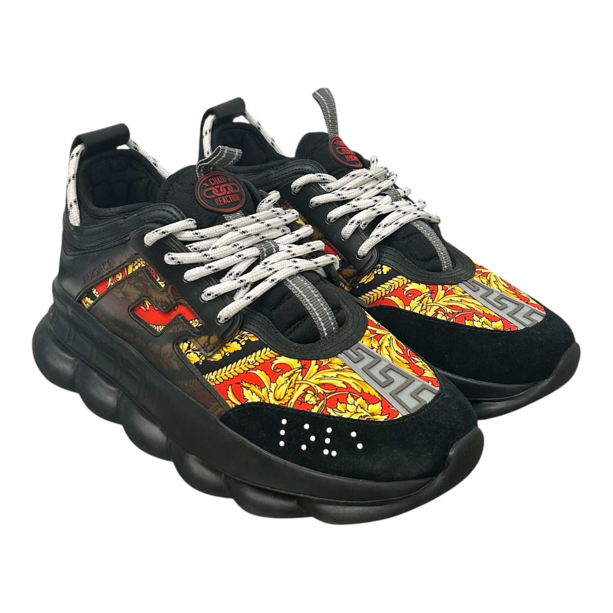 VERSACE/Low-Sneakers/XXL/BLK/CHAIN REACTION BAROQUE view 1