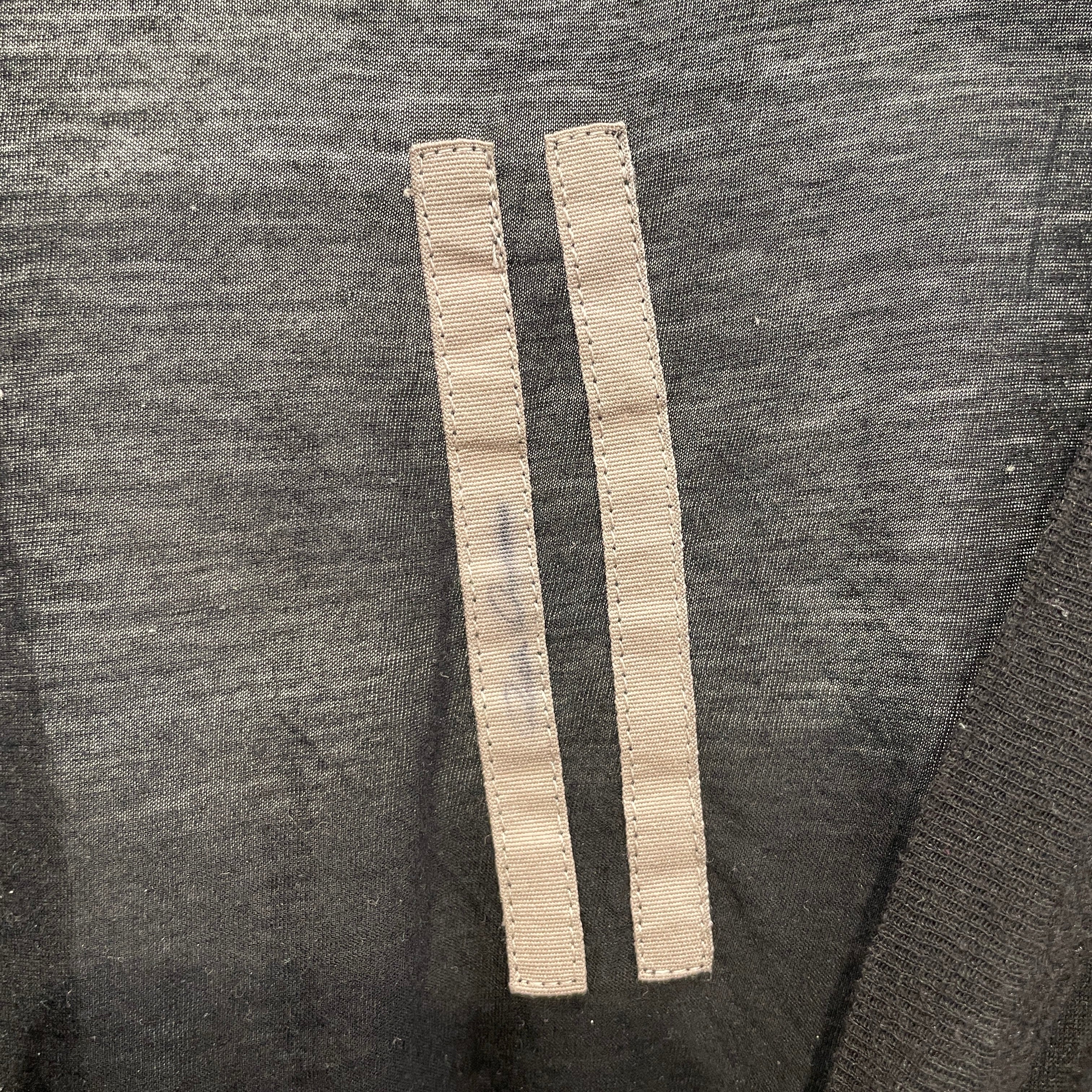 Rick Owens/T-Shirt/Cotton/BLK/OVERSIZE V NECK view 3