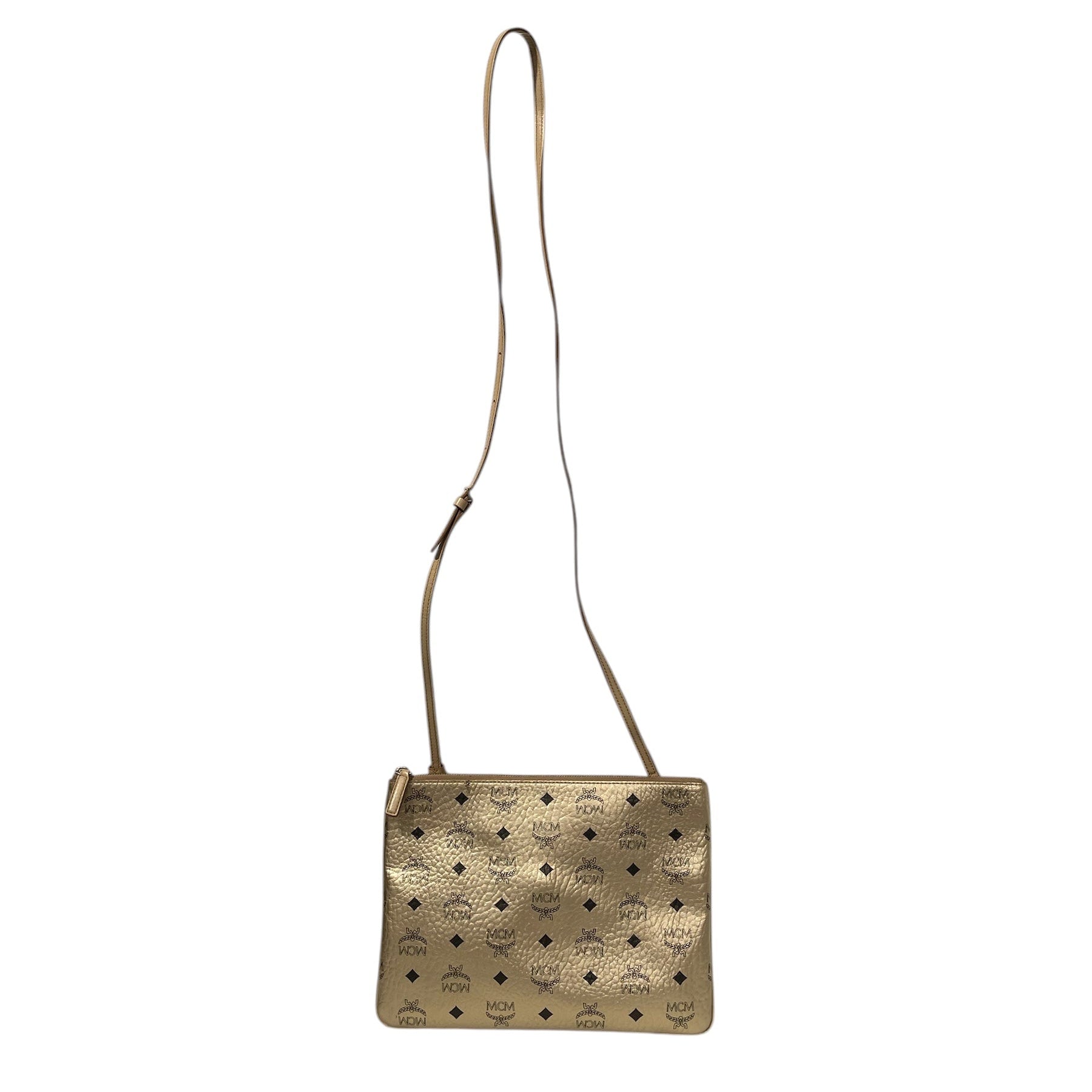 MCM/Cross Body Bag/Monogram/Leather/GLD/ view 1