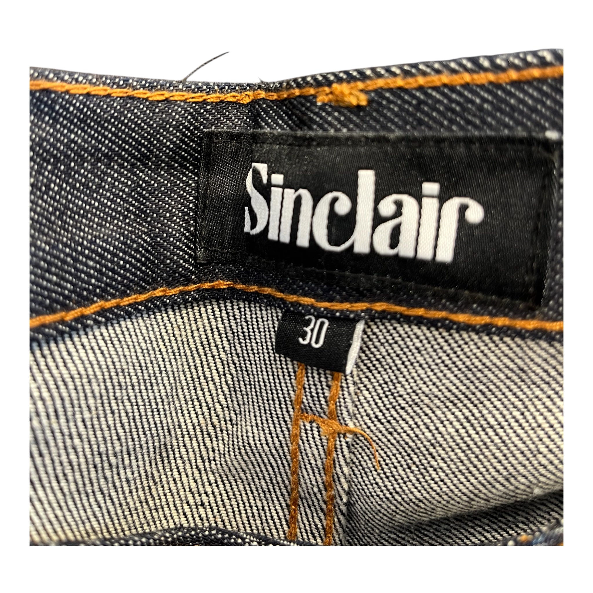 SINCLAIR GLOBAL/Pants/30/Cotton/BLU/selvedge pckt logo embroidery view 4