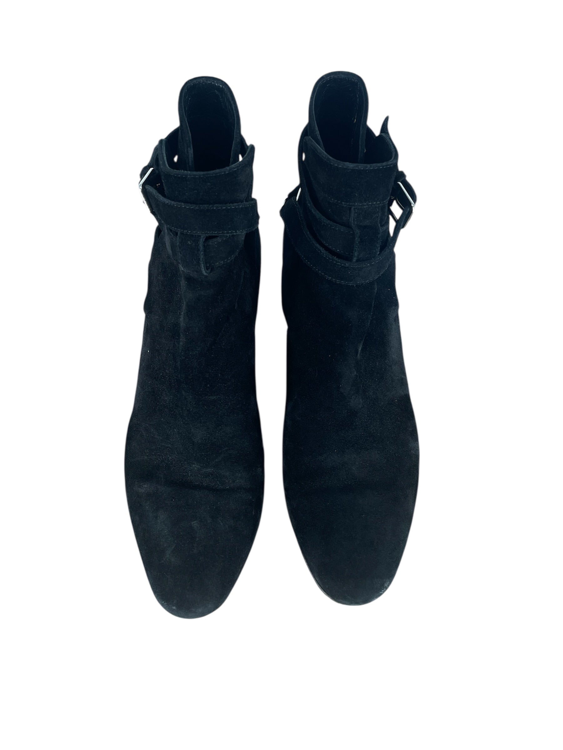 SAINT LAURENT/Chelsea Boots/EU 39.5/Suede/BLK/DY 316237 391 view 5