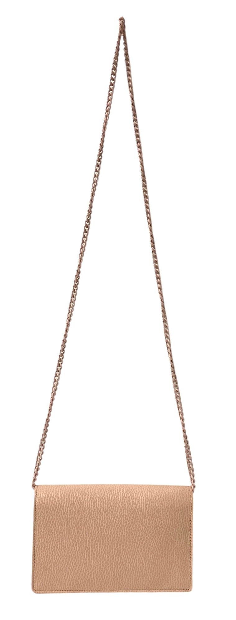 GUCCI/Cross Body Bag/Leather/PNK/PINK CHAIN 49785 493075
