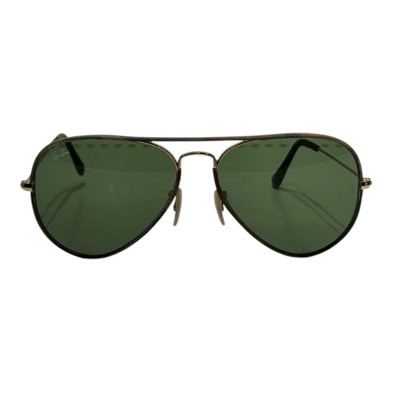 Ray-Ban/Sunglasses/Camouflage/Celluloid/GRN/CAMO TRIM AVIATORS view 1