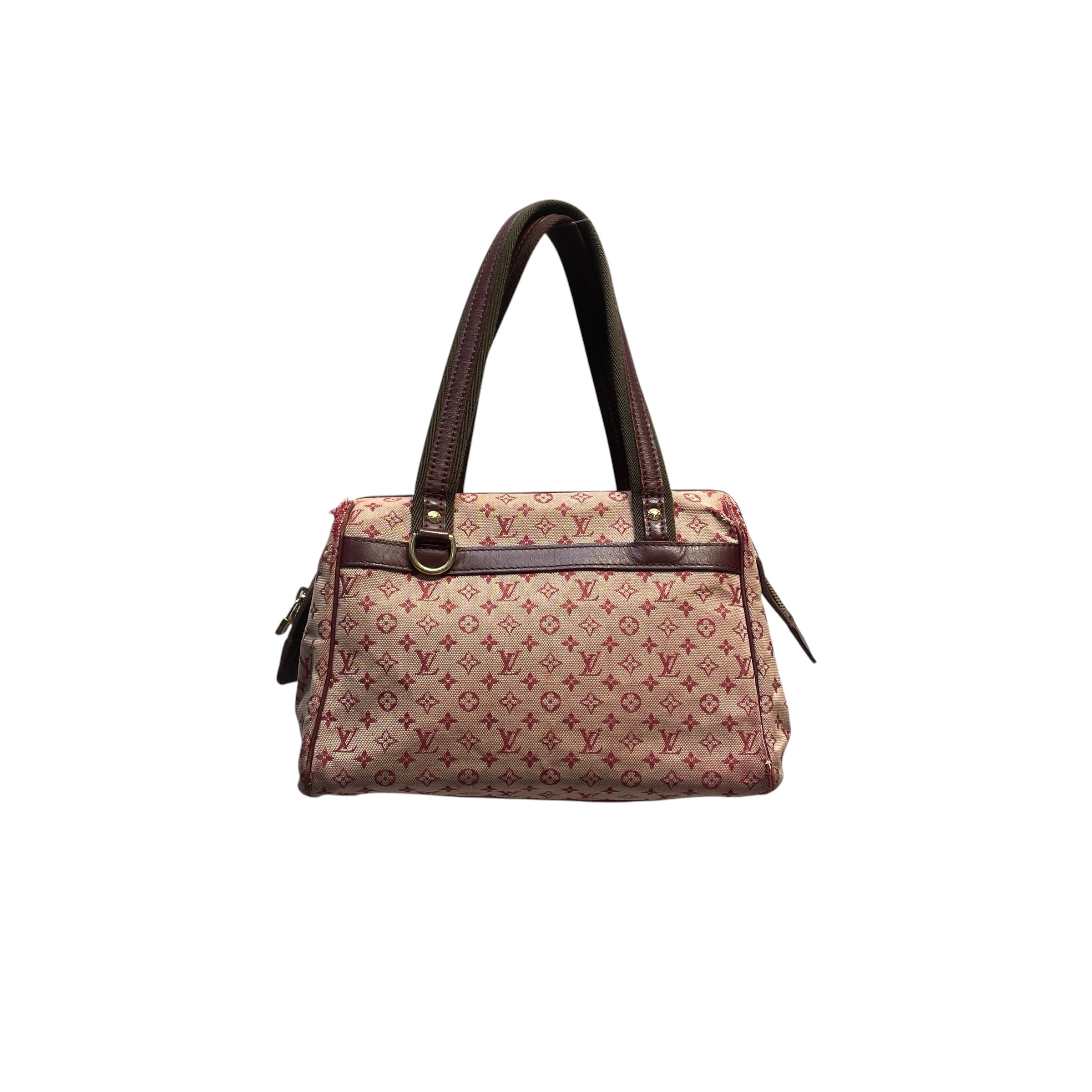 LOUIS VUITTON/Hand Bag/Monogram/Cotton/PNK/Pink and red monogram Handbag view 1