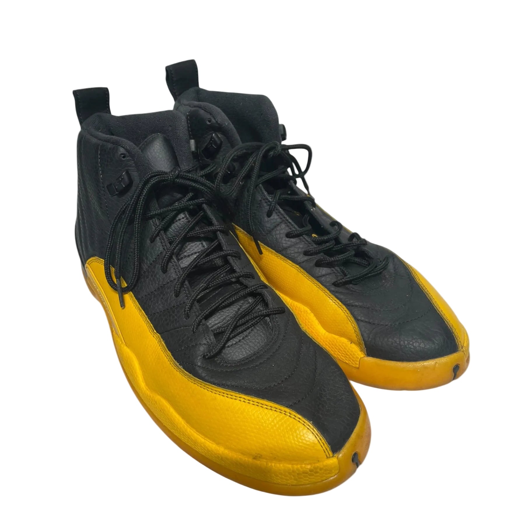 NIKE/AIR JORDAN 12 RETRO/Hi-Sneakers/US 13/Leather/BLK/130690-070 view 1