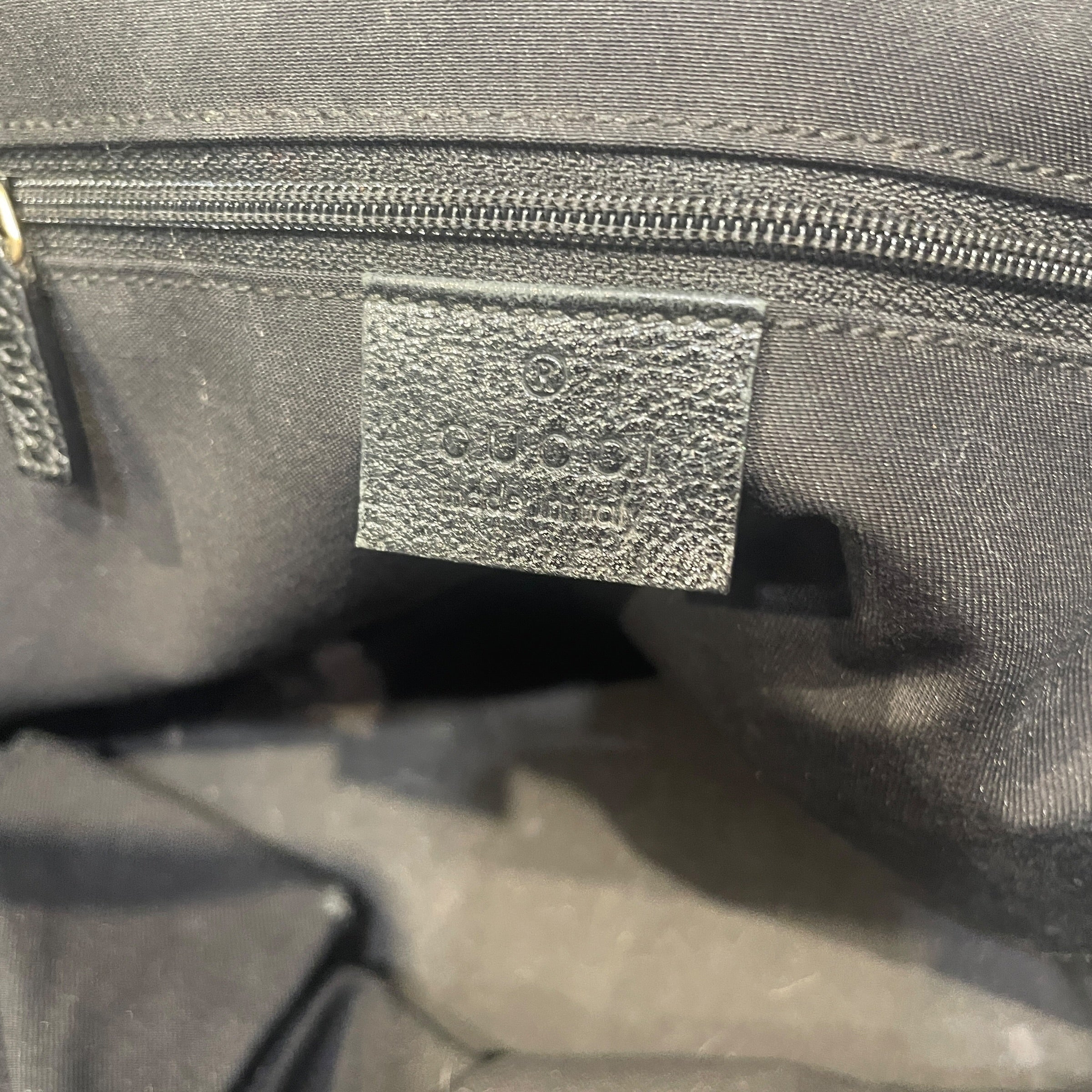 GUCCI/Hand Bag/Monogram/Cotton/BLK/Abbey Tote view 9
