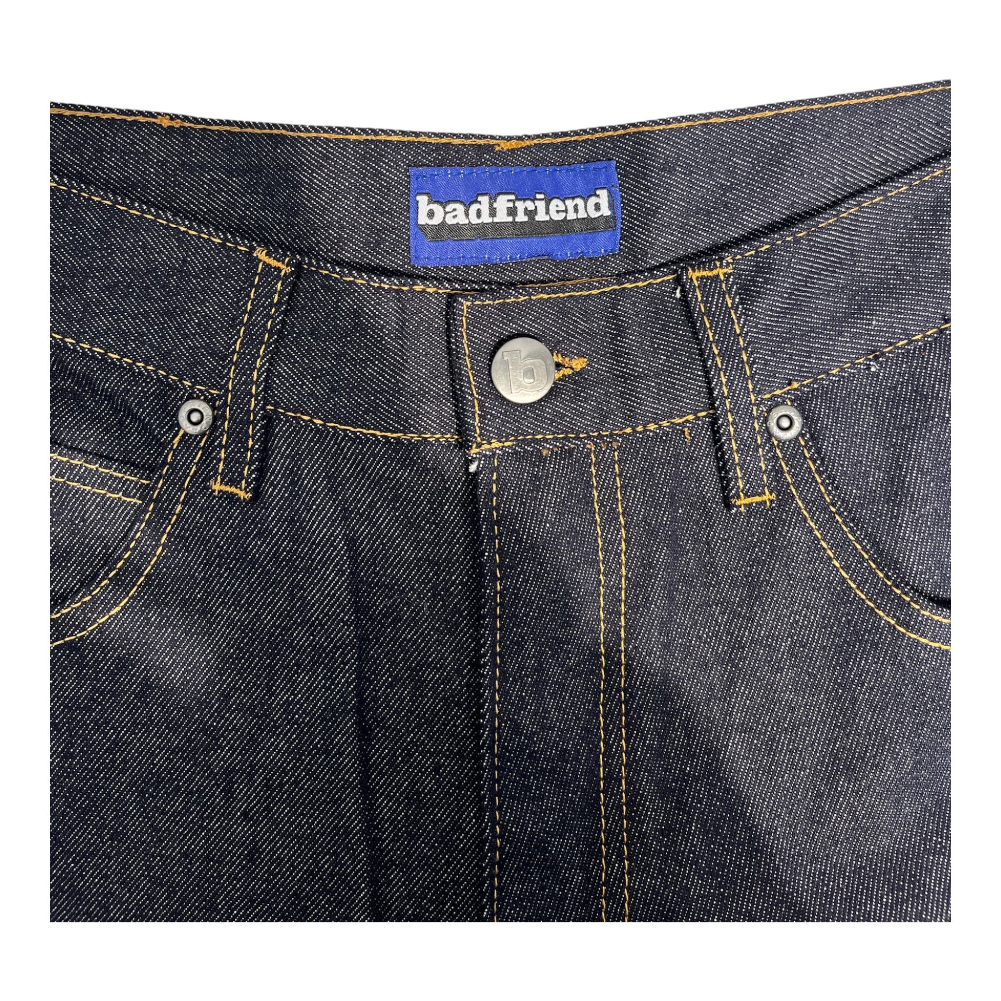 badfriend/Pants/32/Cotton/IDG/'GENES' INDIGO DENIM view 3