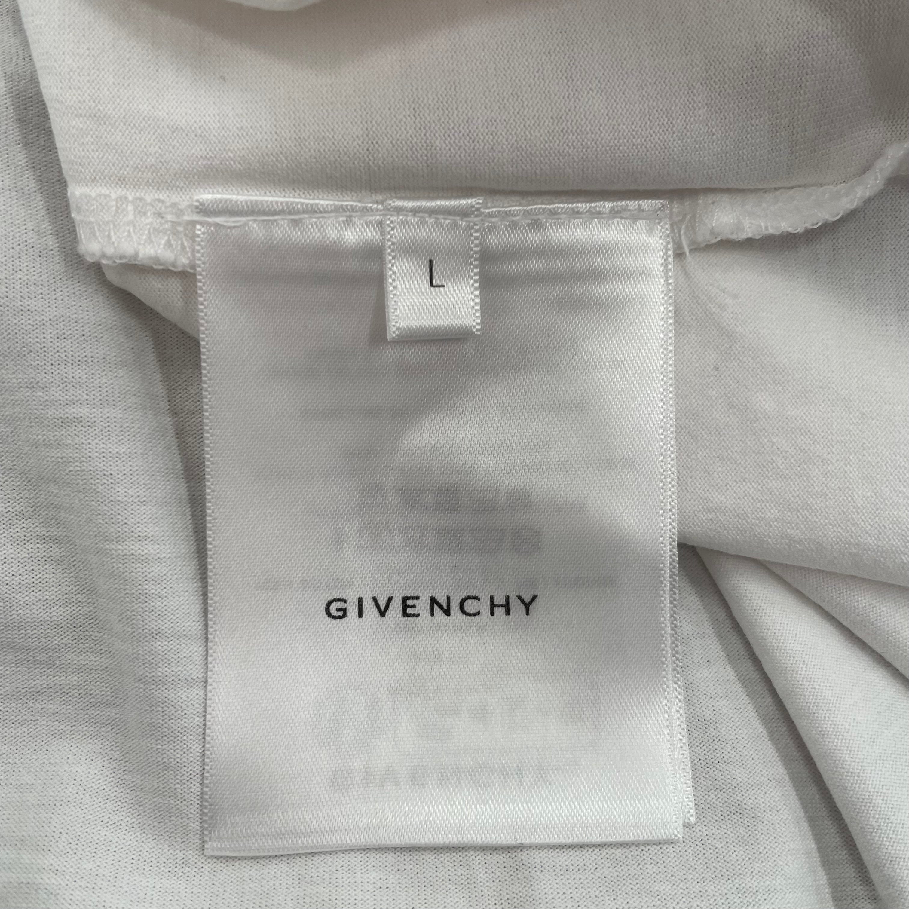 GIVENCHY/Tank Top/L/Cotton/WHT/4 G logo view 4