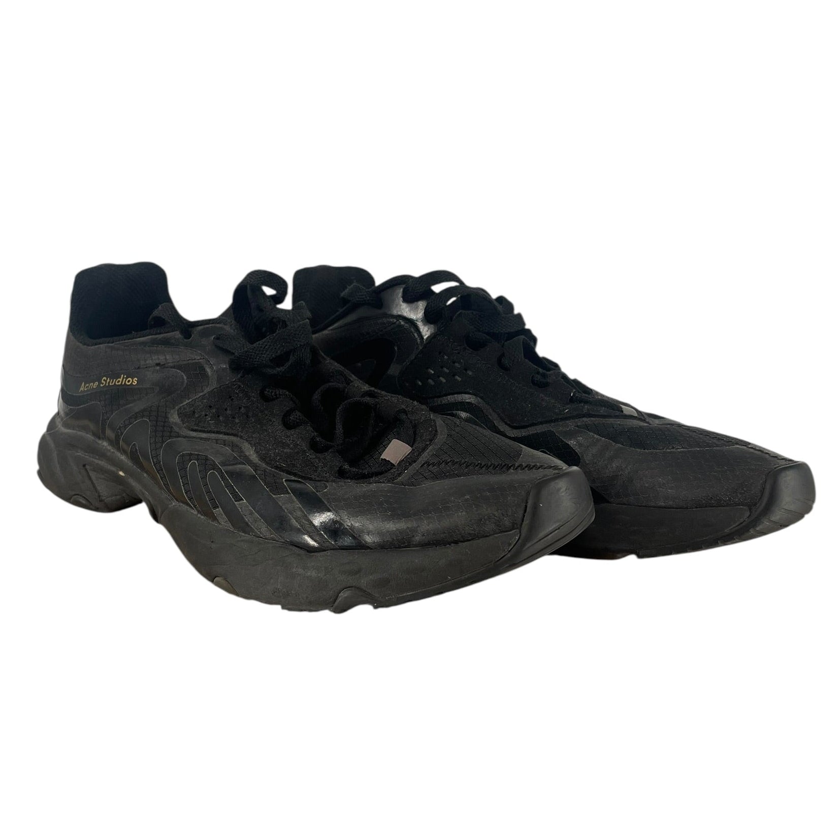 Acne Studios/Low-Sneakers/EU 42/Nylon/BLK/U-Tip/BLK BUZZ RIPSTOP TRAINER 20142 view 1